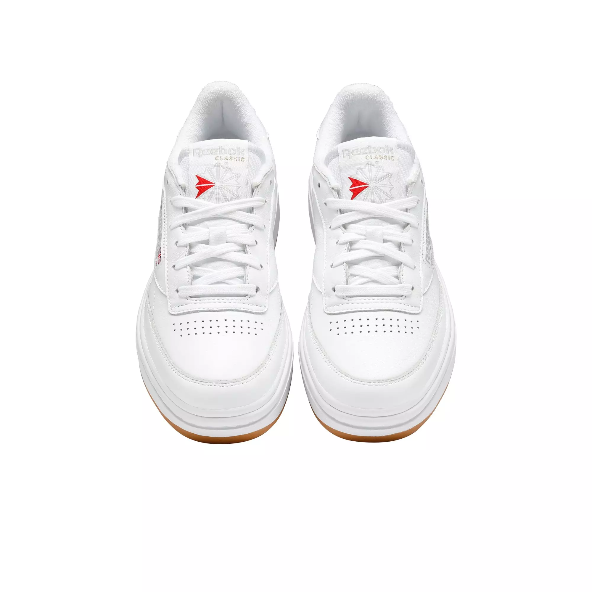 Reebok Club C Double "White/Gum" Women's Shoe - WHITE