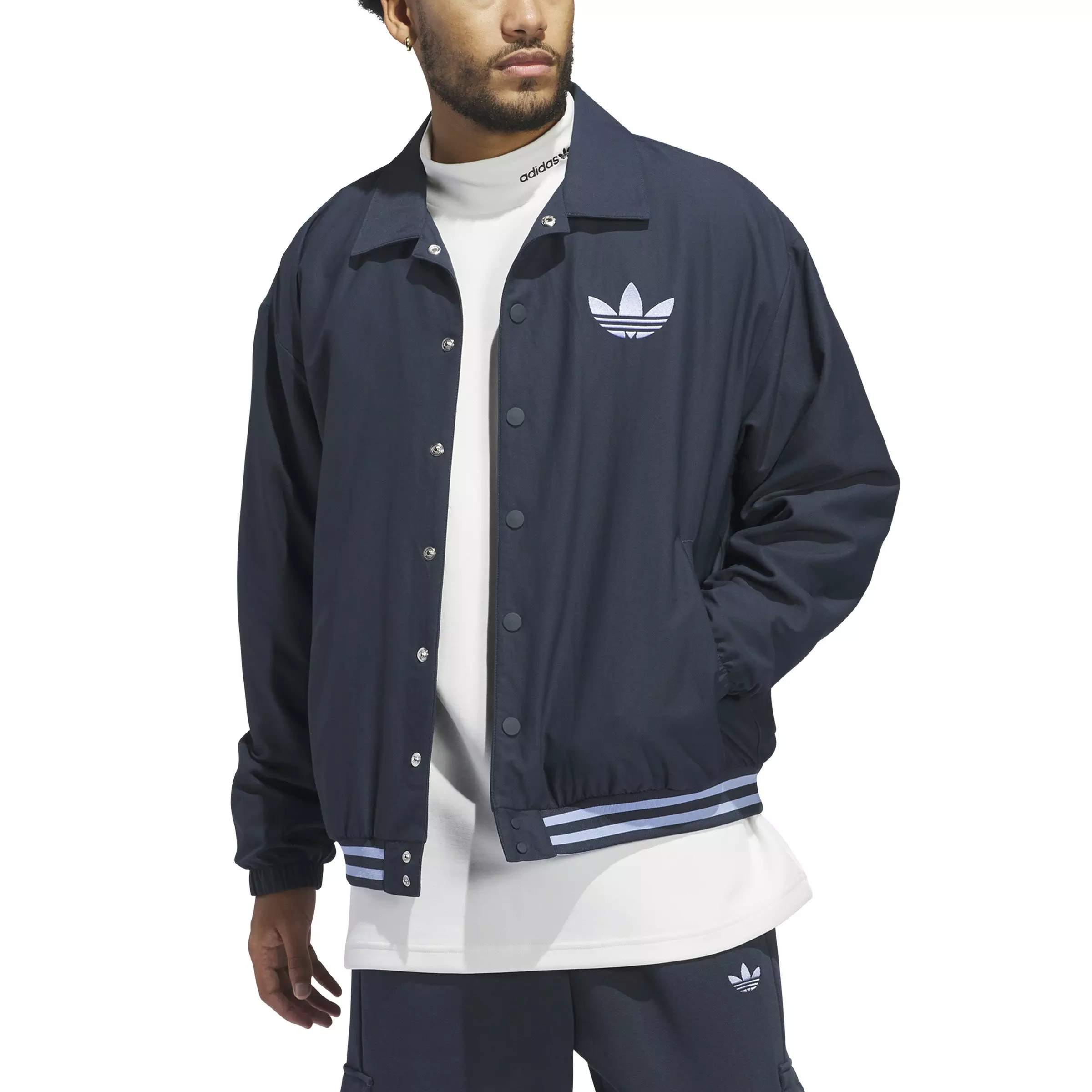 adidas Originals Men's Coach Jacket - Blue - BLUE