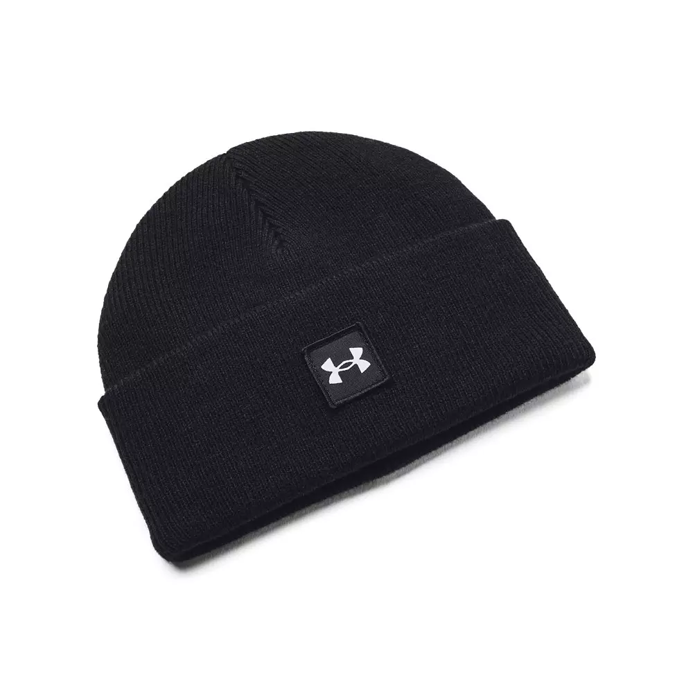 Under Armour Men's Halftime Shallow Cuff Beanie -Black - BLACK