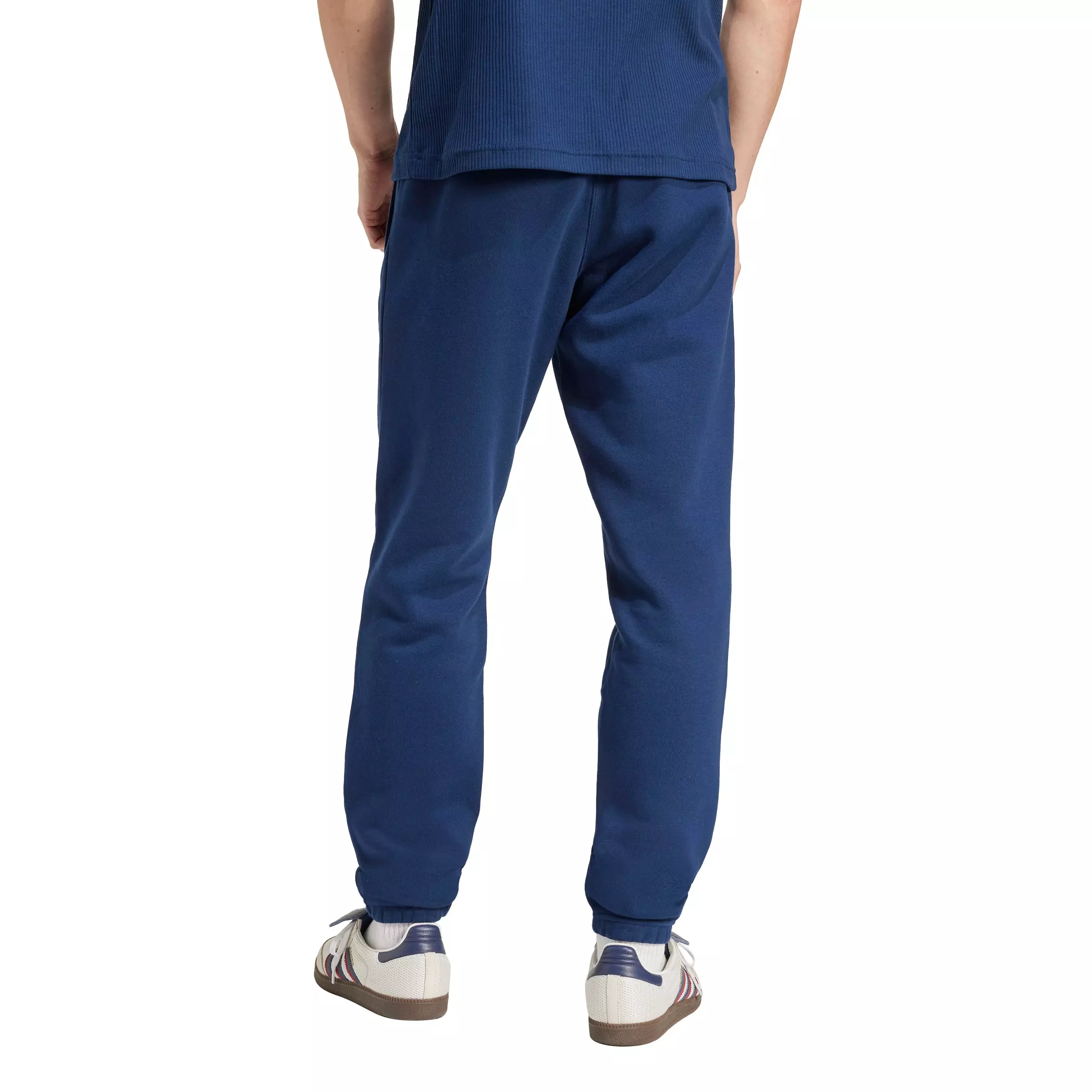 adidas Originals Men's Trefoil Essentials Slim Fit Joggers - Dark Blue - DARK BLUE
