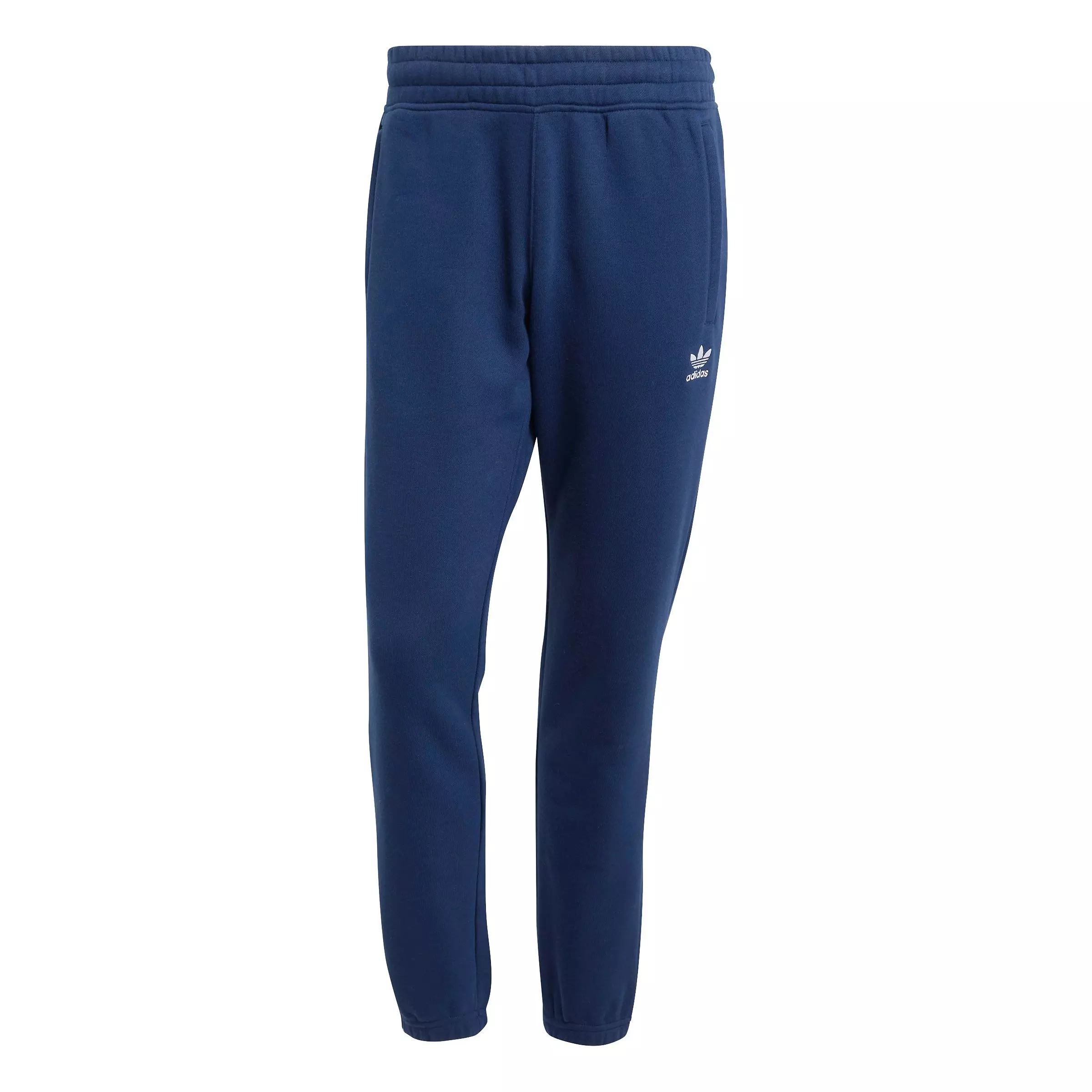 adidas Originals Men's Trefoil Essentials Slim Fit Joggers - Dark Blue - DARK BLUE