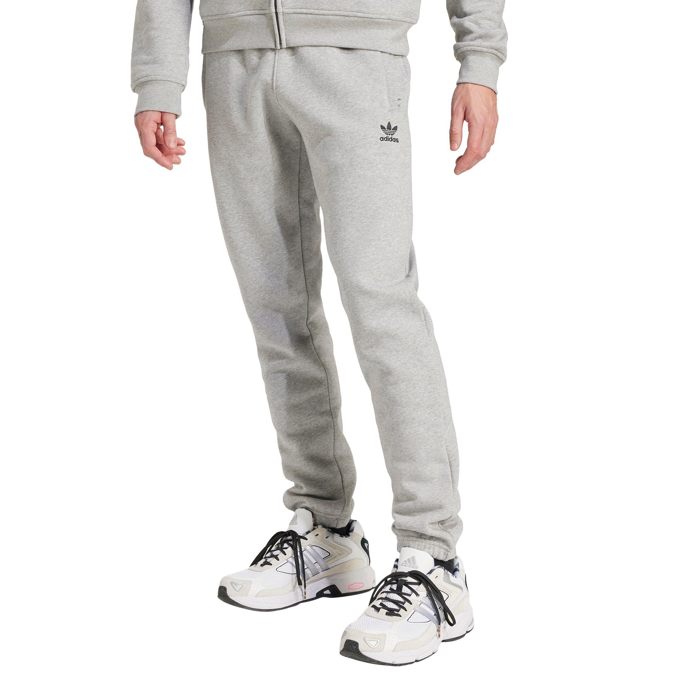 adidas Originals Men's Trefoil Essentials Slim Fit Joggers - Grey - GREY Thumbnail View 1