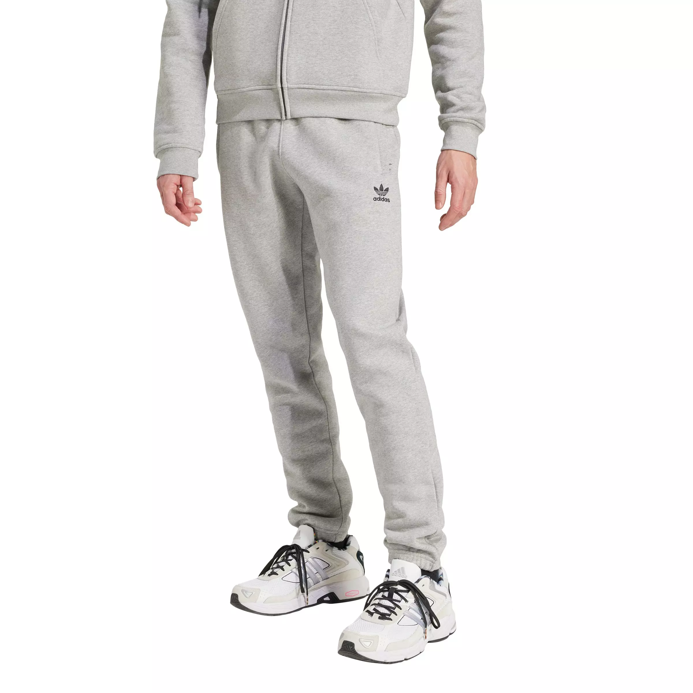 adidas Originals Men's Trefoil Essentials Slim Fit Joggers - Grey - GREY