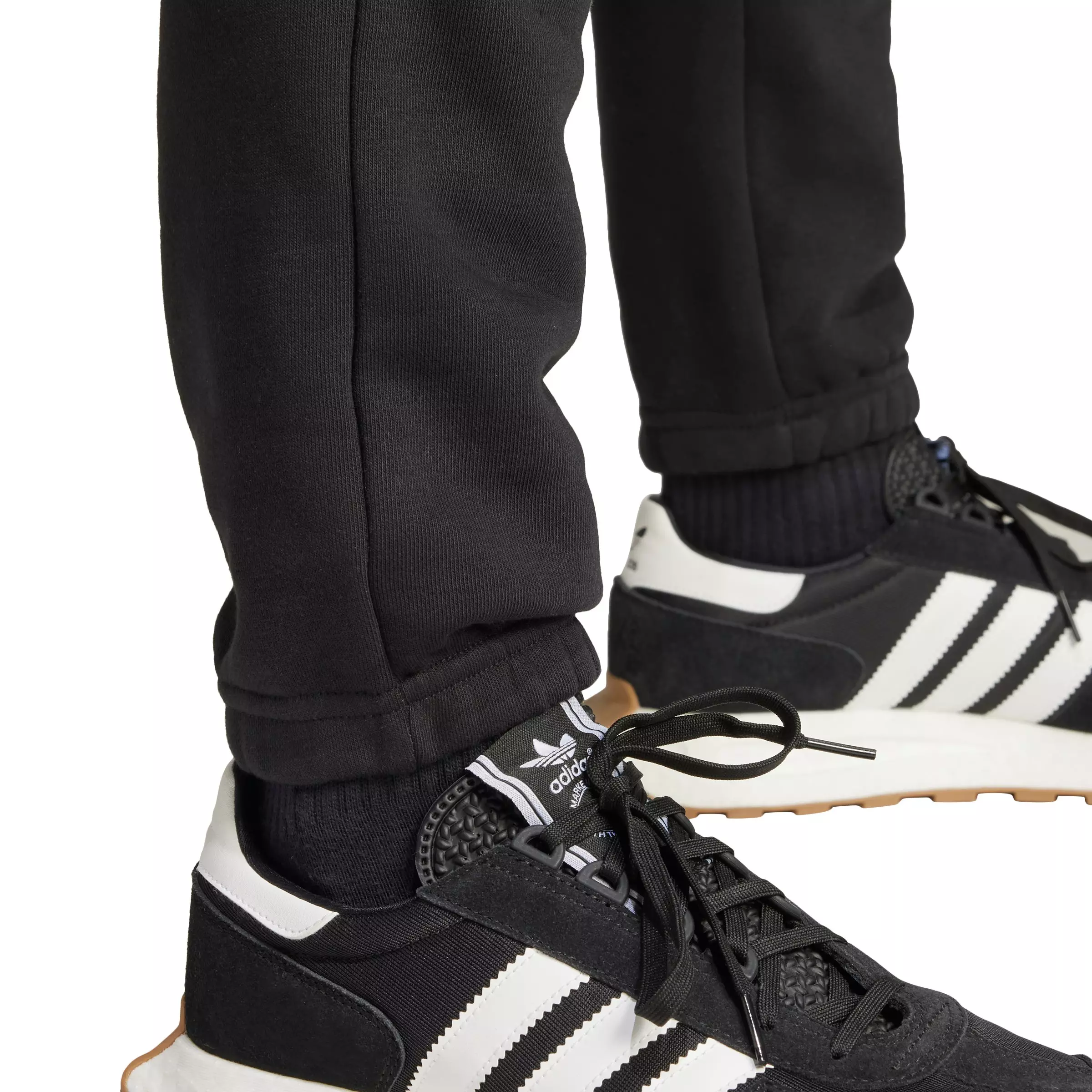 adidas Originals Men's Trefoil Essentials Slim Fit Joggers - Black - BLACK