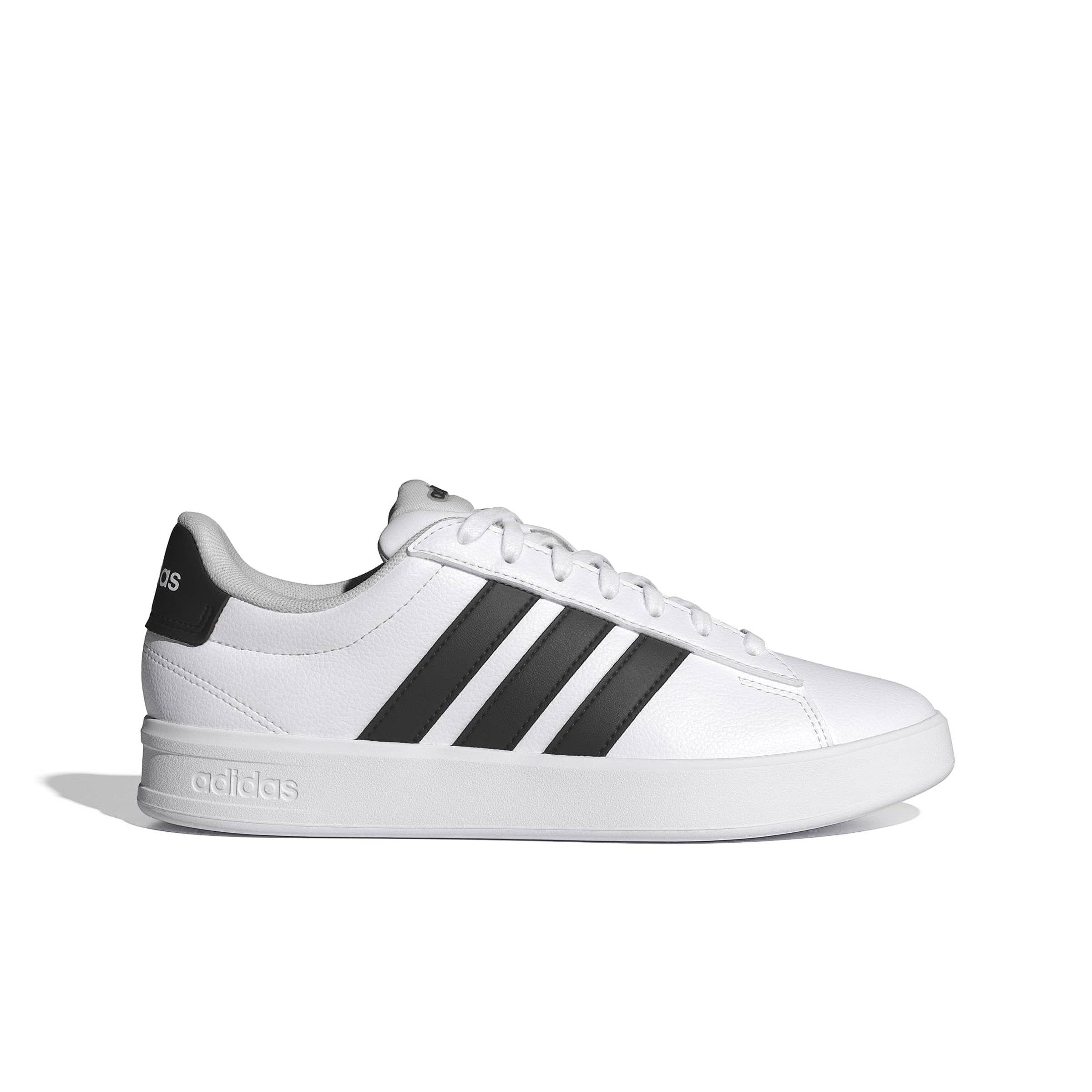 adidas Grand Court 3.0 "Ftwr White/Core Black/Ftwr White" Women's Shoe - WHITE/BLACK/WHITE