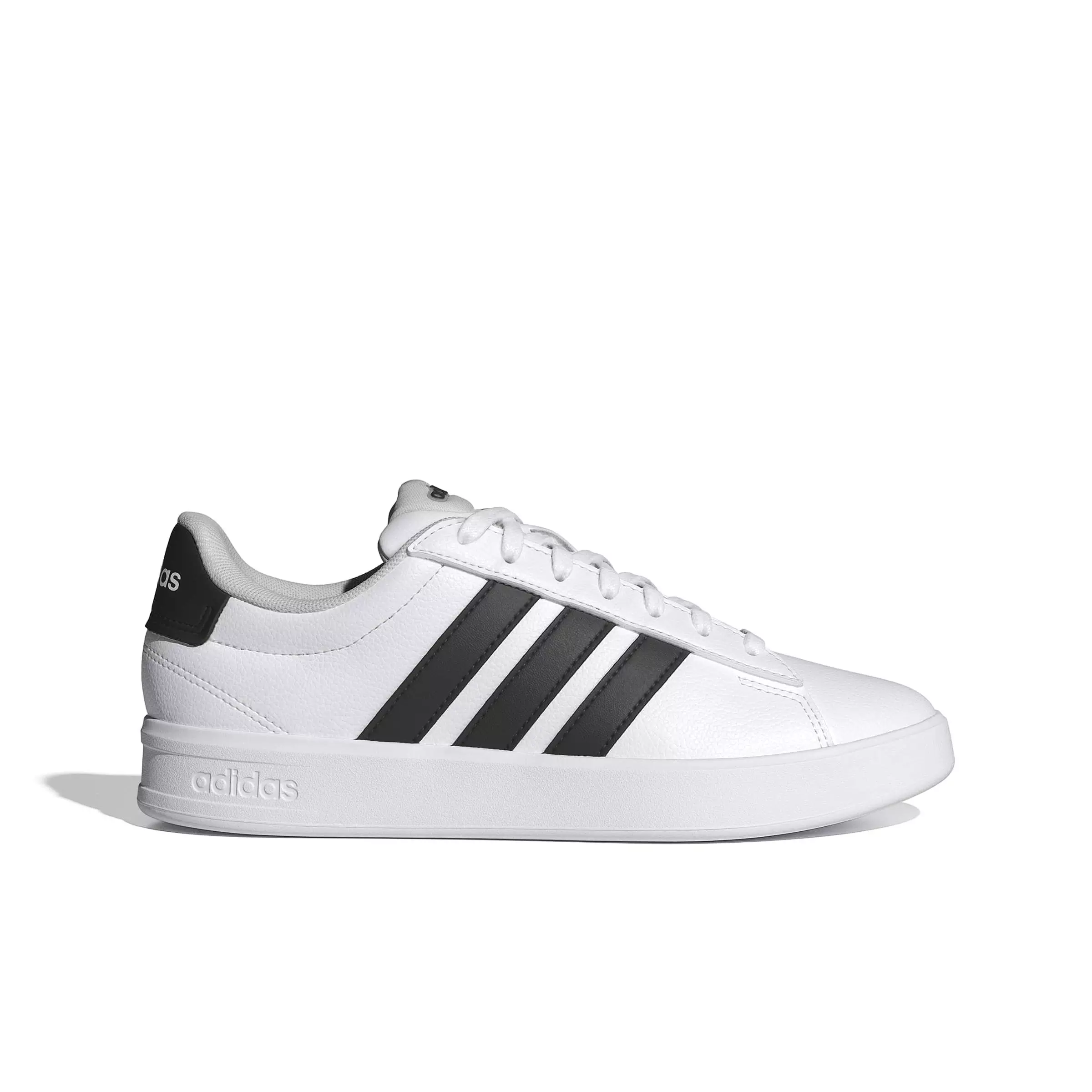 adidas Grand Court 3.0 "Ftwr White/Core Black/Ftwr White" Women's Shoe - WHITE/BLACK/WHITE