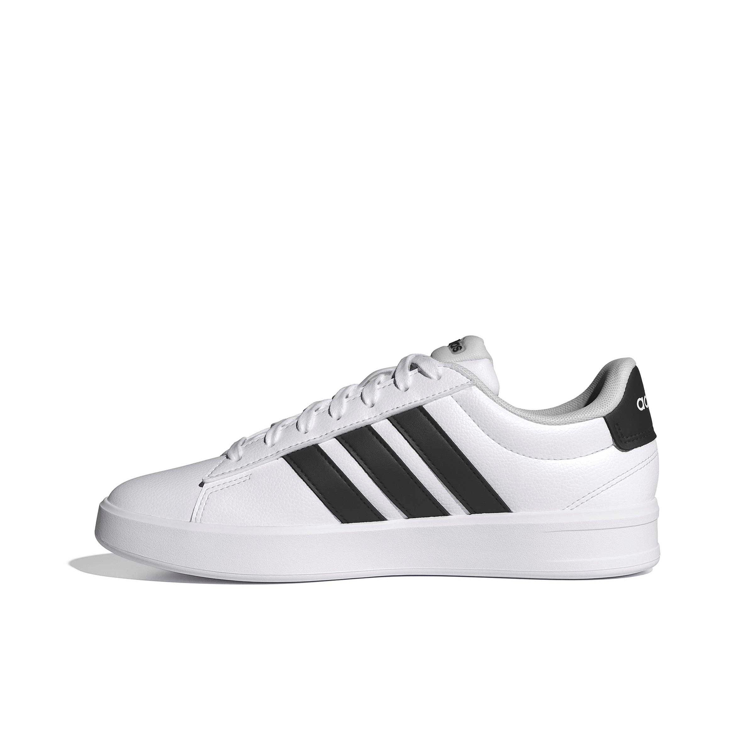 adidas Grand Court 3.0 "Ftwr White/Core Black/Ftwr White" Women's Shoe - WHITE/BLACK/WHITE