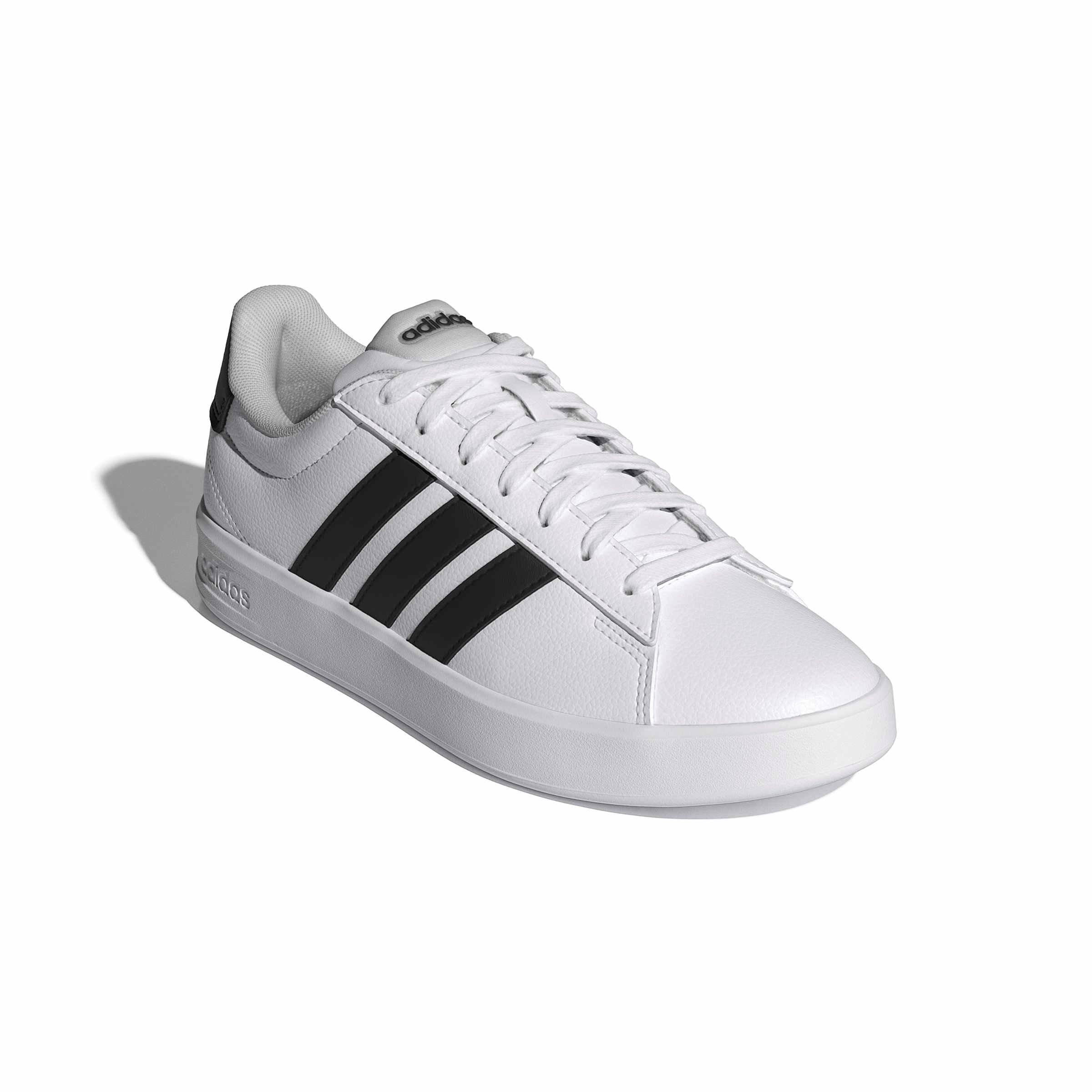 adidas Grand Court 3.0 "Ftwr White/Core Black/Ftwr White" Women's Shoe - WHITE/BLACK/WHITE
