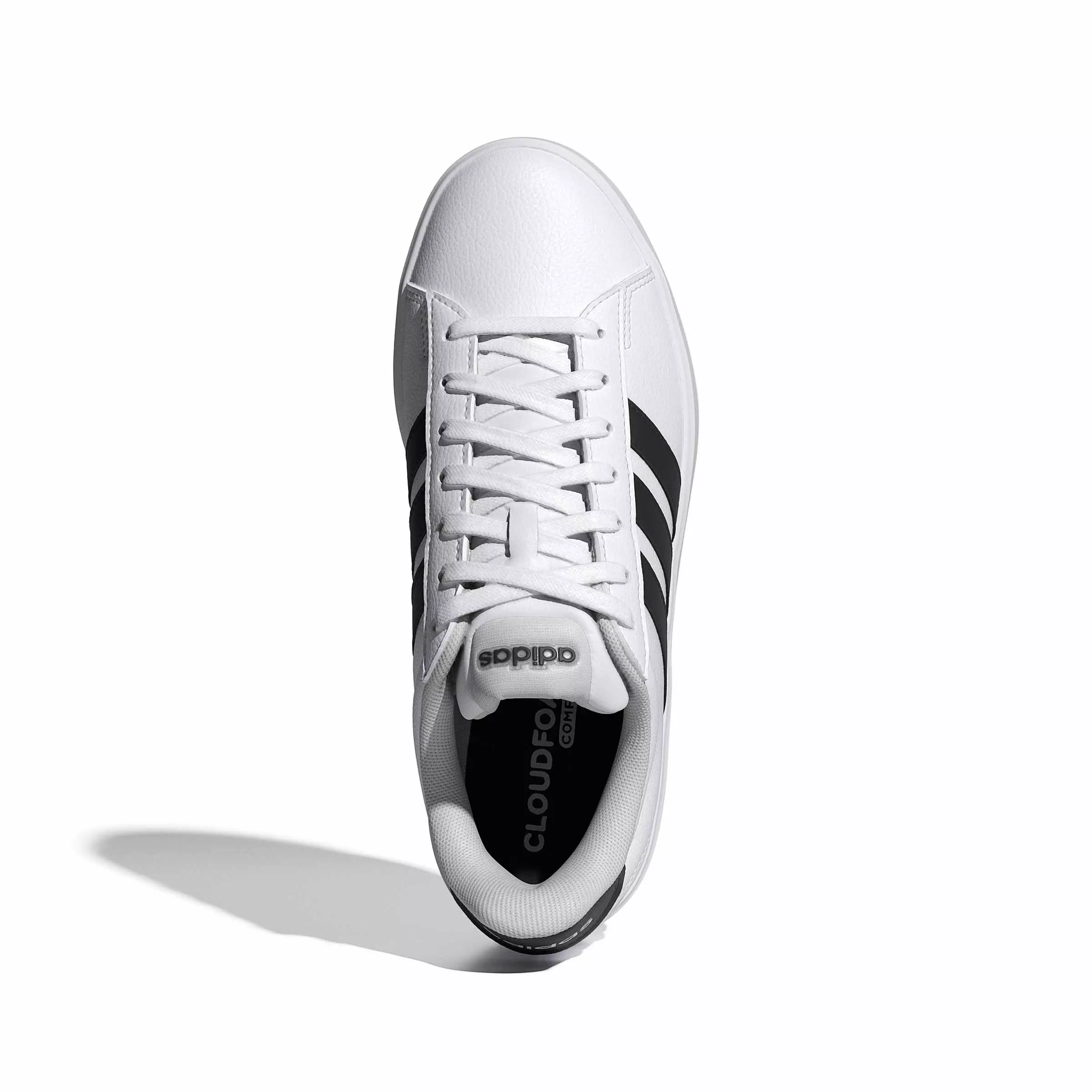 adidas Grand Court 3.0 "Ftwr White/Core Black/Ftwr White" Women's Shoe - WHITE/BLACK/WHITE