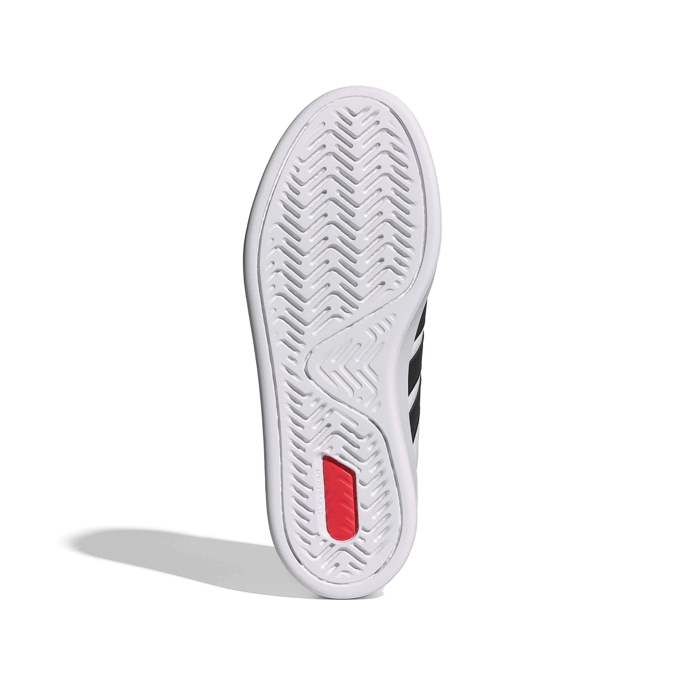 adidas Grand Court 3.0 "Ftwr White/Core Black/Ftwr White" Women's Shoe - WHITE/BLACK/WHITE