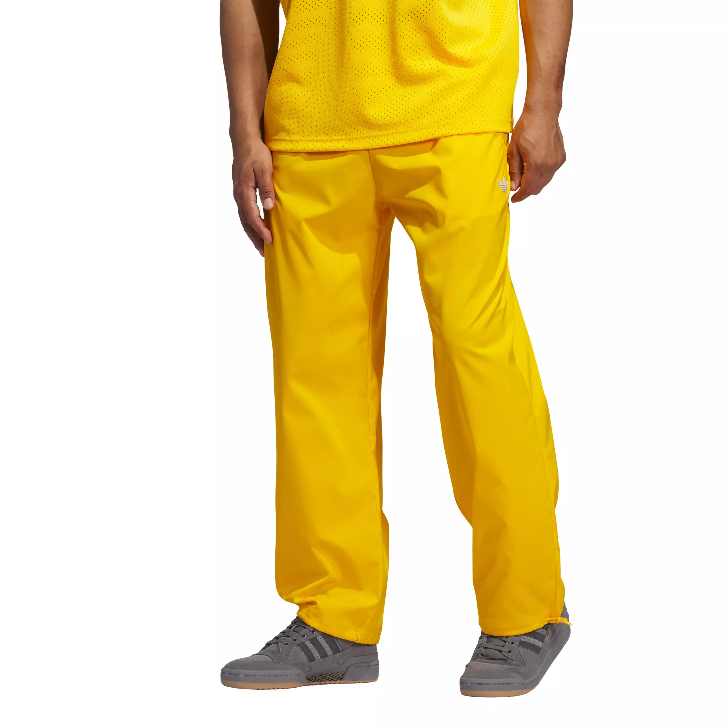 adidas Originals Men's Woven Tracksuit Pants - Yellow - YELLOW