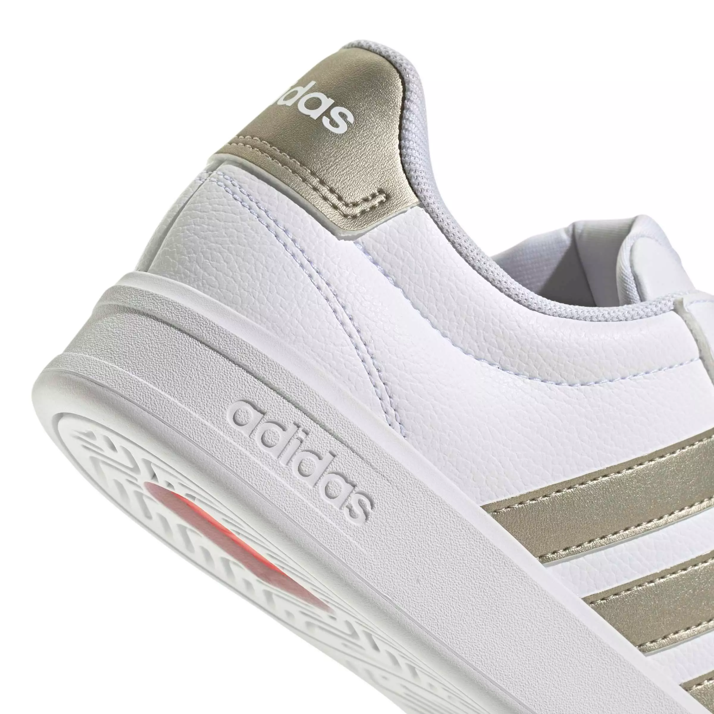 adidas Grand Court 3.0 "Ftwr White/Cyber Metallic/Ftwr White" Women's Shoe - WHITE/CYBER/WHITE