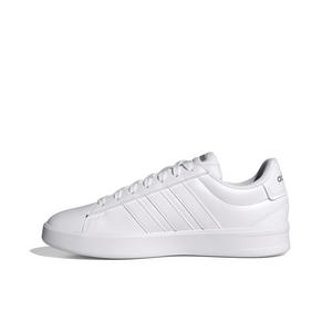adidas Grand Court 3.0 "Ftwr White/Ftwr White/Iron Metallic" Women's Shoe - WHITE/WHITE/IRON