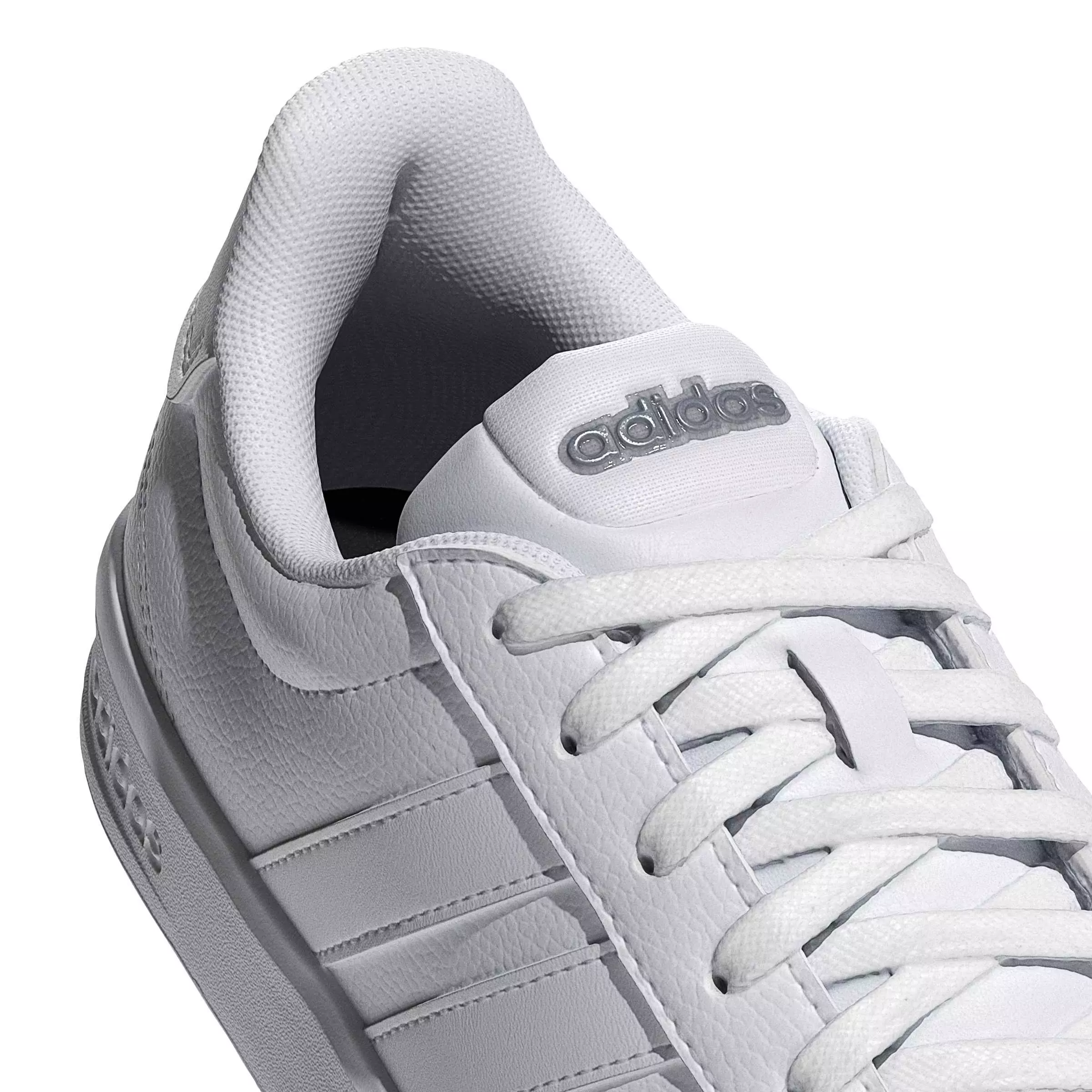 adidas Grand Court 3.0 "Ftwr White/Ftwr White/Iron Metallic" Women's Shoe - WHITE/WHITE/IRON