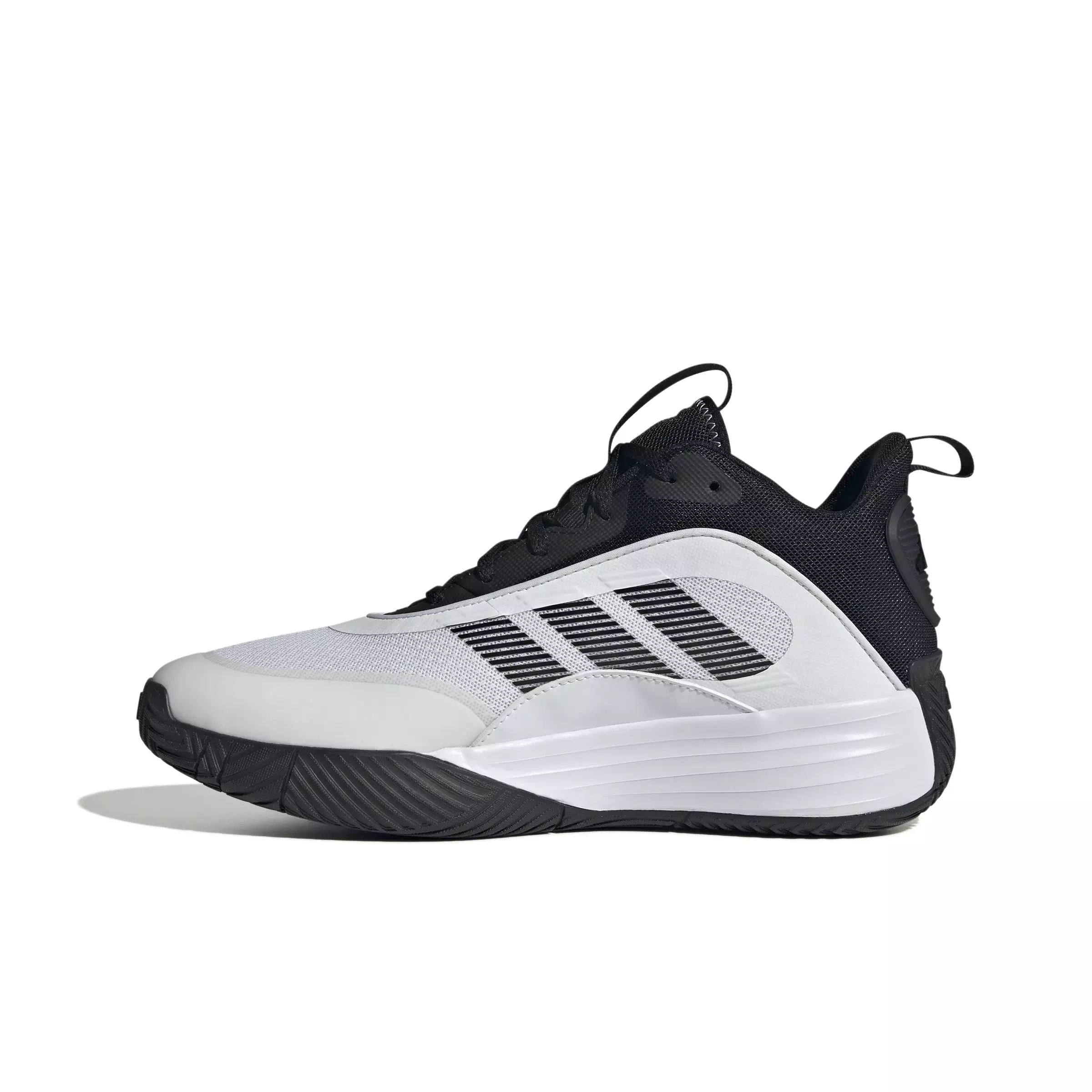 adidas Own the Game 3 "Ftwr White/Core Black/Core Black" Men's Basketball Shoe - WHITE/BLACK/BLACK