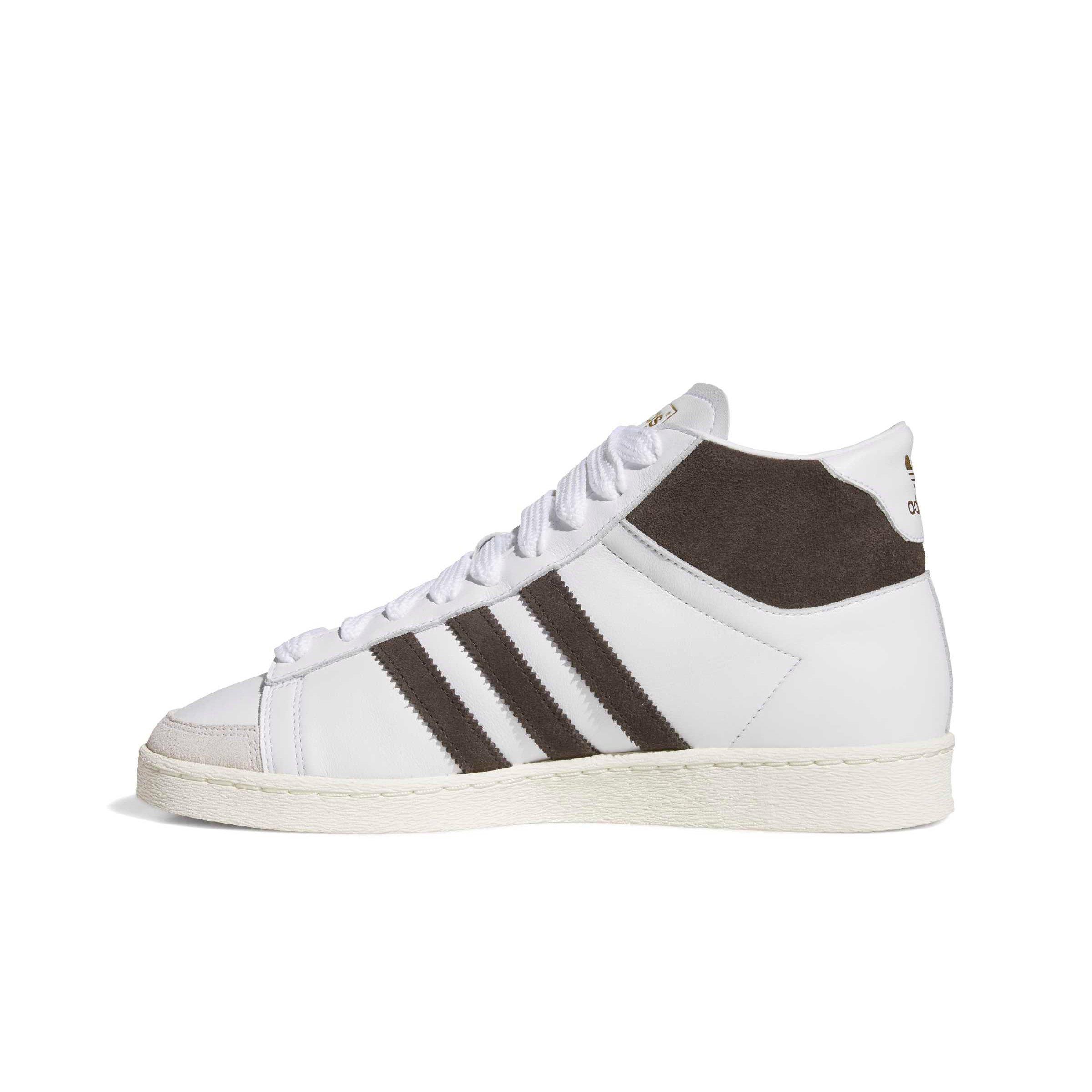 adidas Jabbar Hi "Ftwr White/Aurora Coffee/Off White" Men's Shoe - WHITE/COFFEE/OFF WHITE Thumbnail View 2