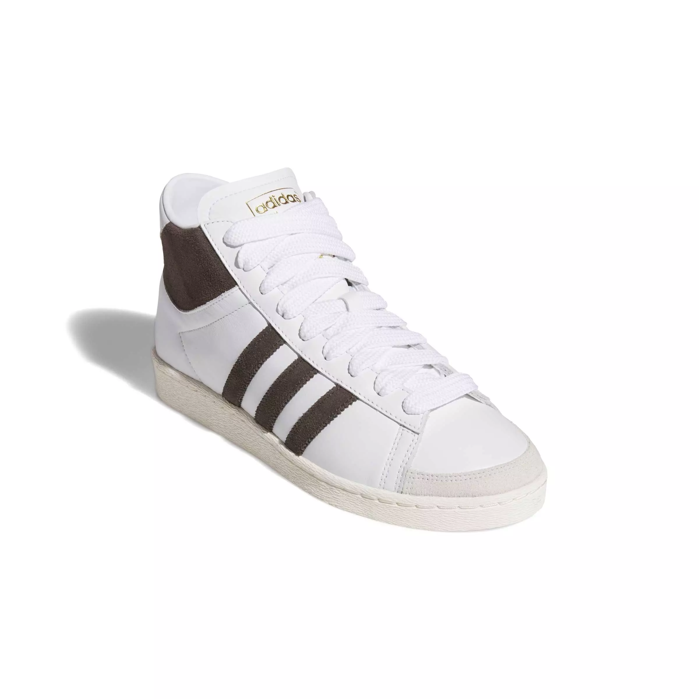 adidas Jabbar Hi "Ftwr White/Aurora Coffee/Off White" Men's Shoe - WHITE/COFFEE/OFF WHITE
