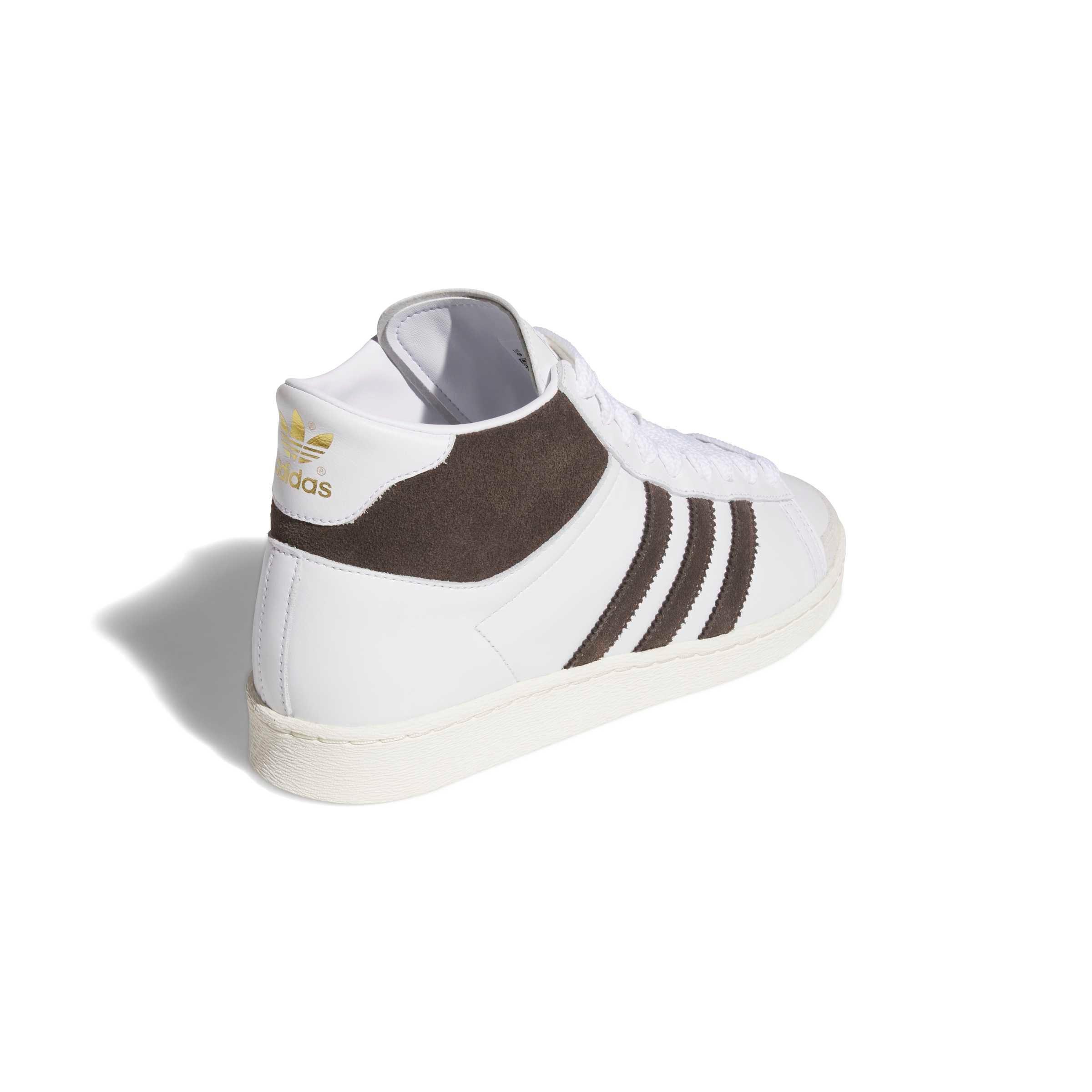 adidas Jabbar Hi "Ftwr White/Aurora Coffee/Off White" Men's Shoe - WHITE/COFFEE/OFF WHITE Thumbnail View 4