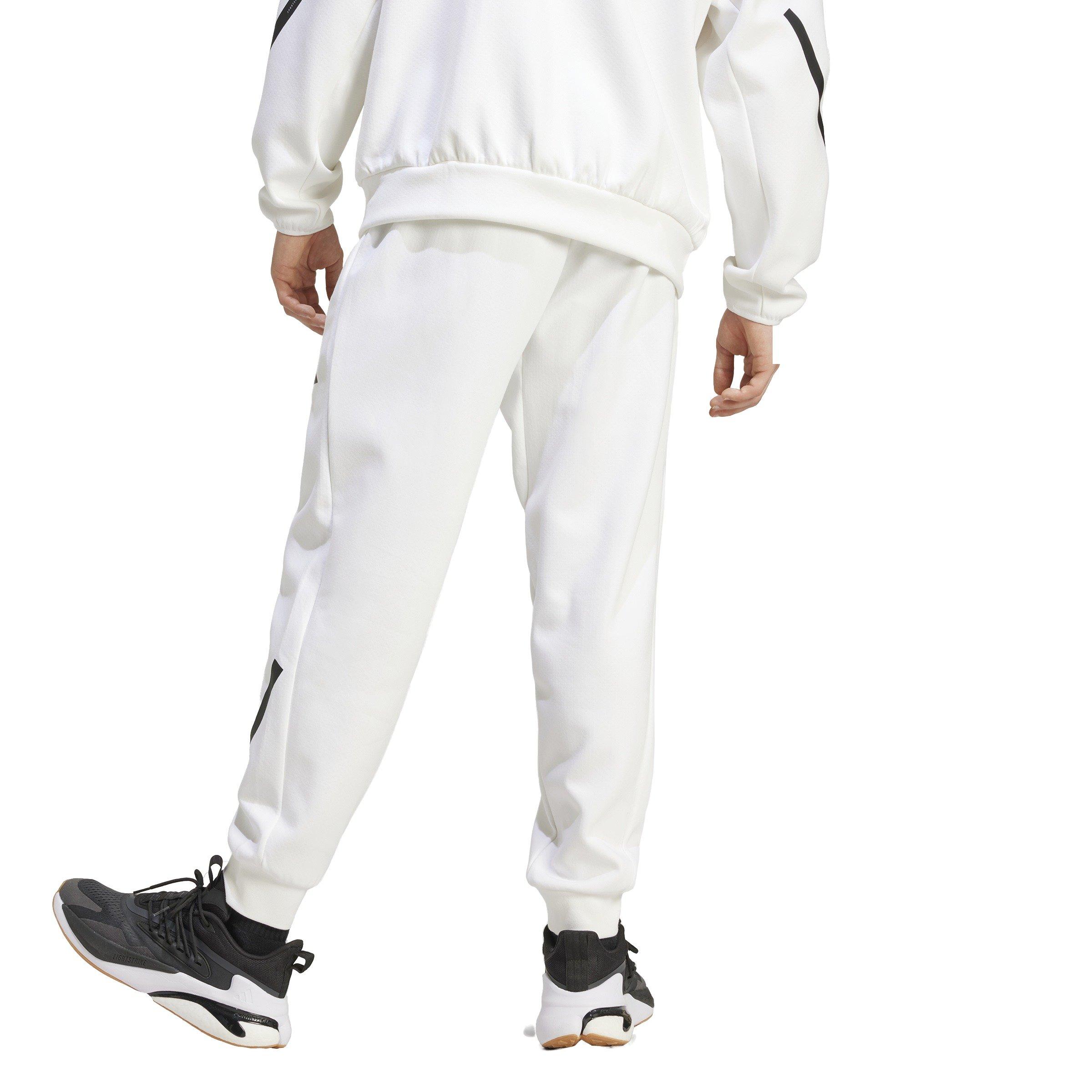 adidas Men's Z.N.E. Pants - White - WHITE Thumbnail View 2