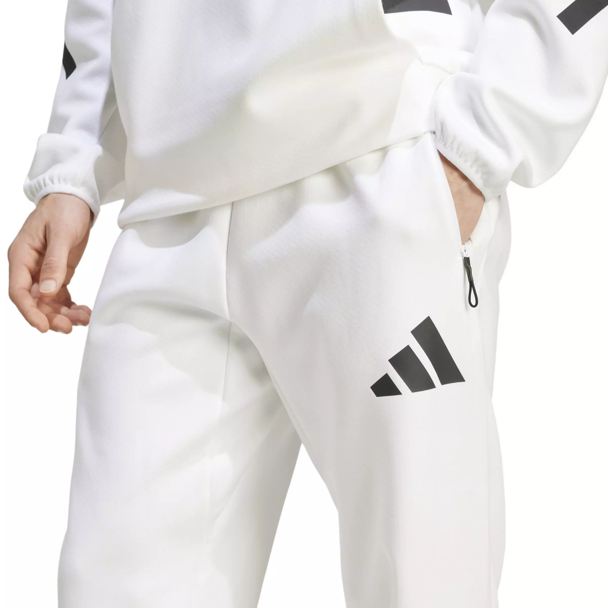 adidas Men's Z.N.E. Pants - White - WHITE