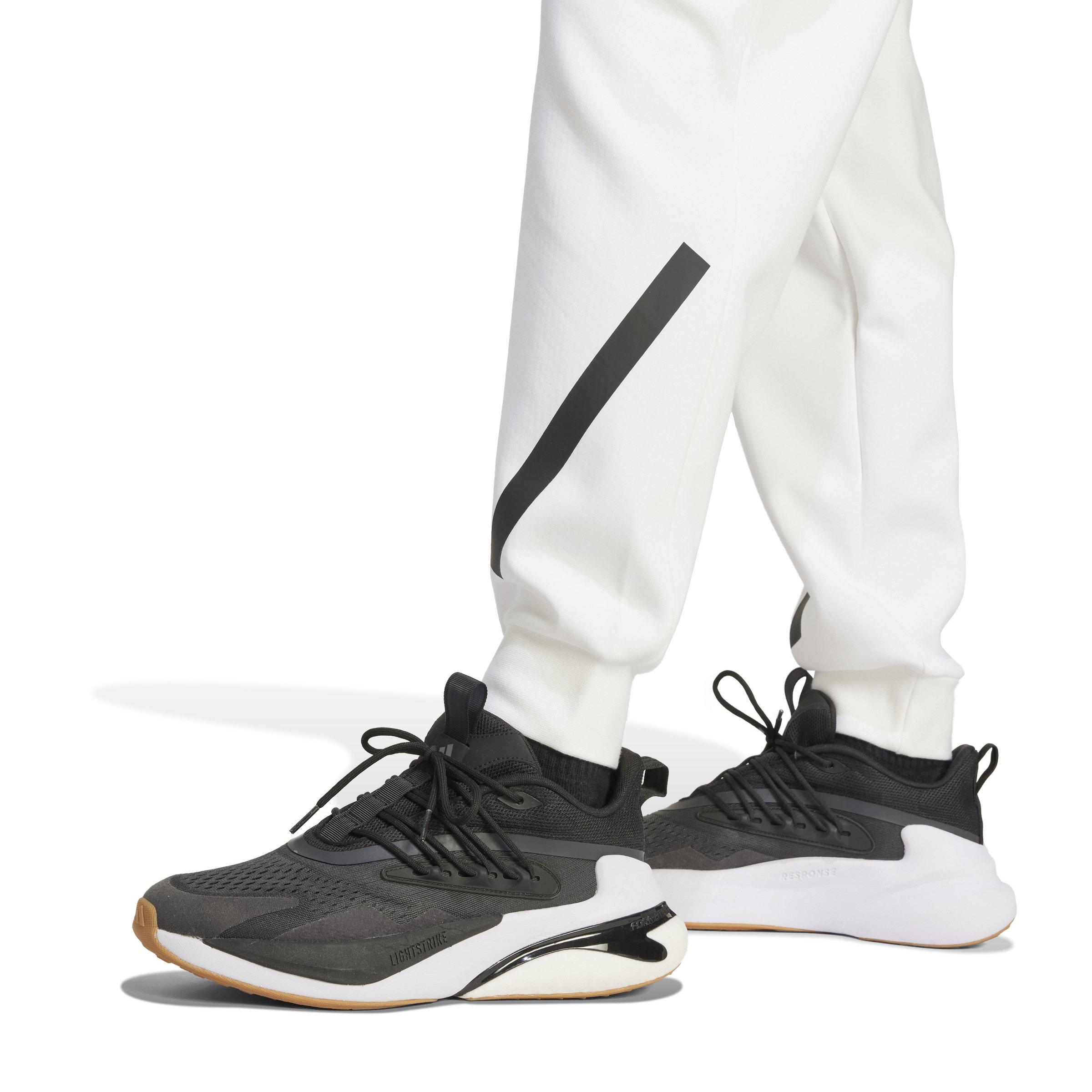 adidas Men's Z.N.E. Pants - White - WHITE Thumbnail View 4
