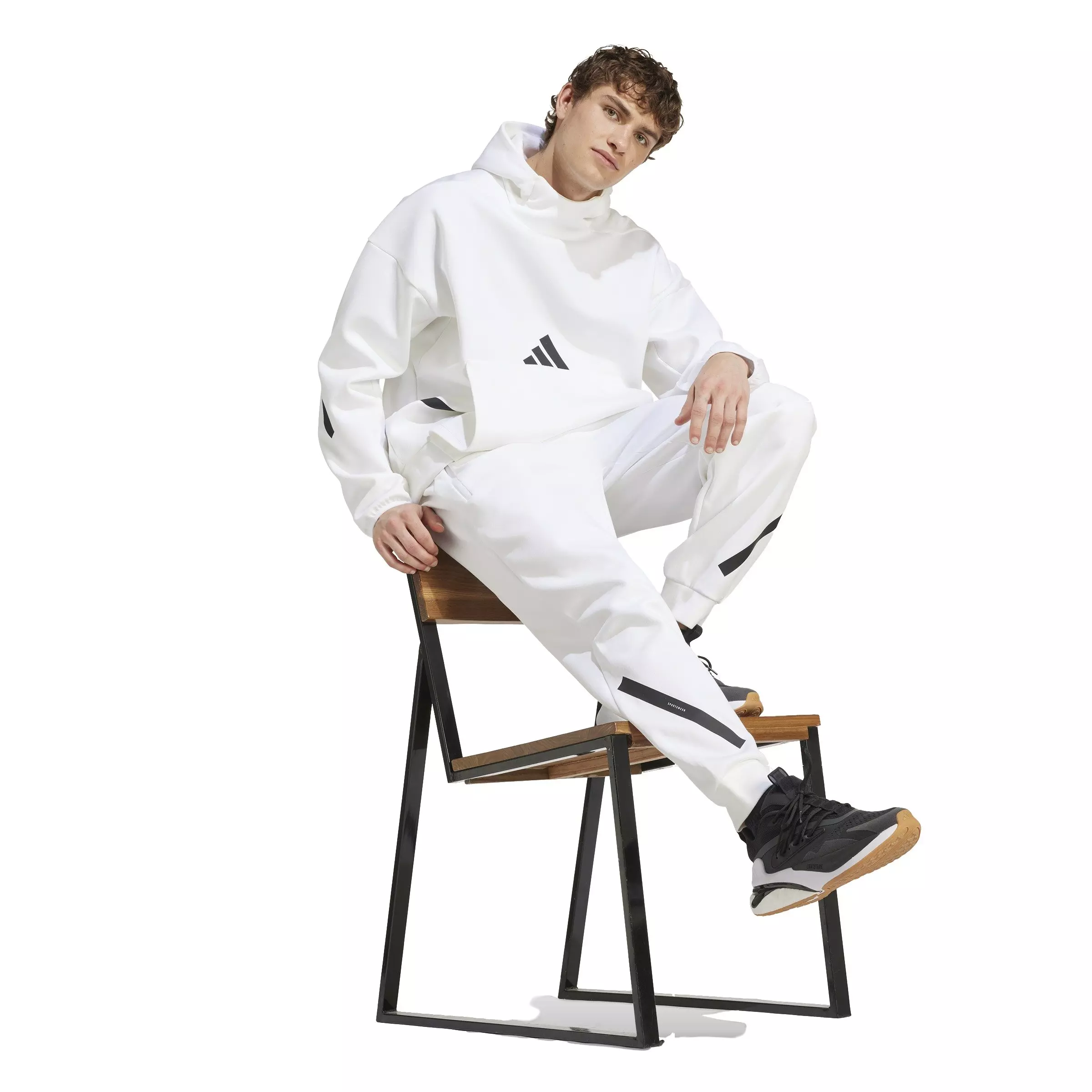 adidas Men's Z.N.E. Pants - White - WHITE