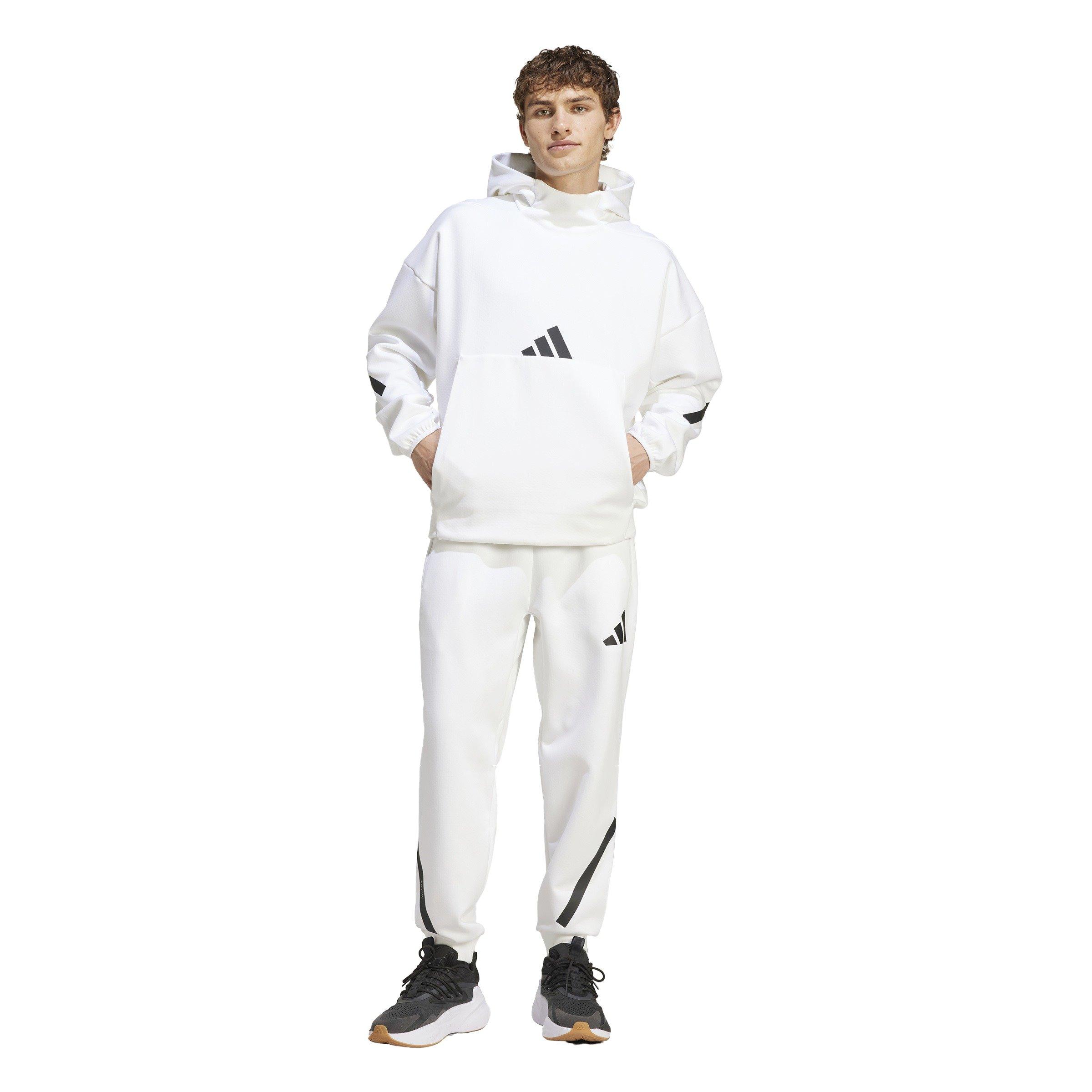 adidas Men's Z.N.E. Pants - White - WHITE Thumbnail View 6
