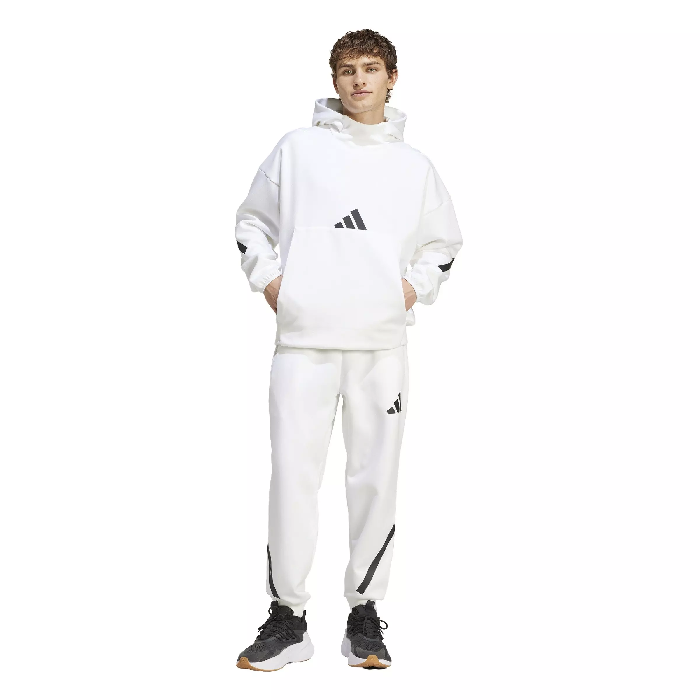 adidas Men's Z.N.E. Pants - White - WHITE