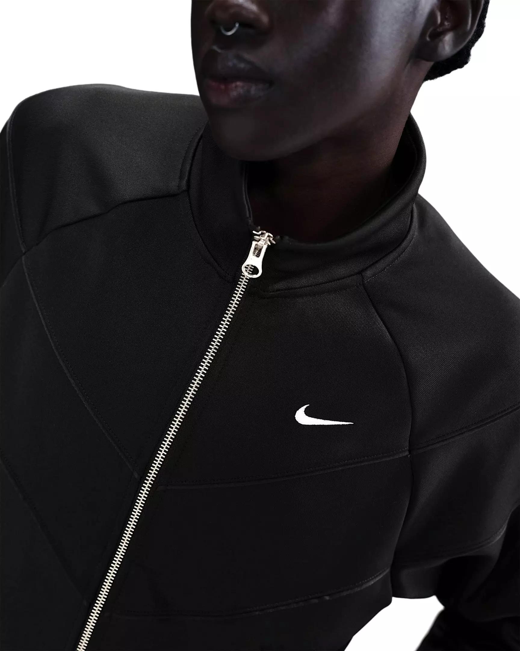Nike Women's Sportswear Windrunner Knit Jacket - Black - BLACK
