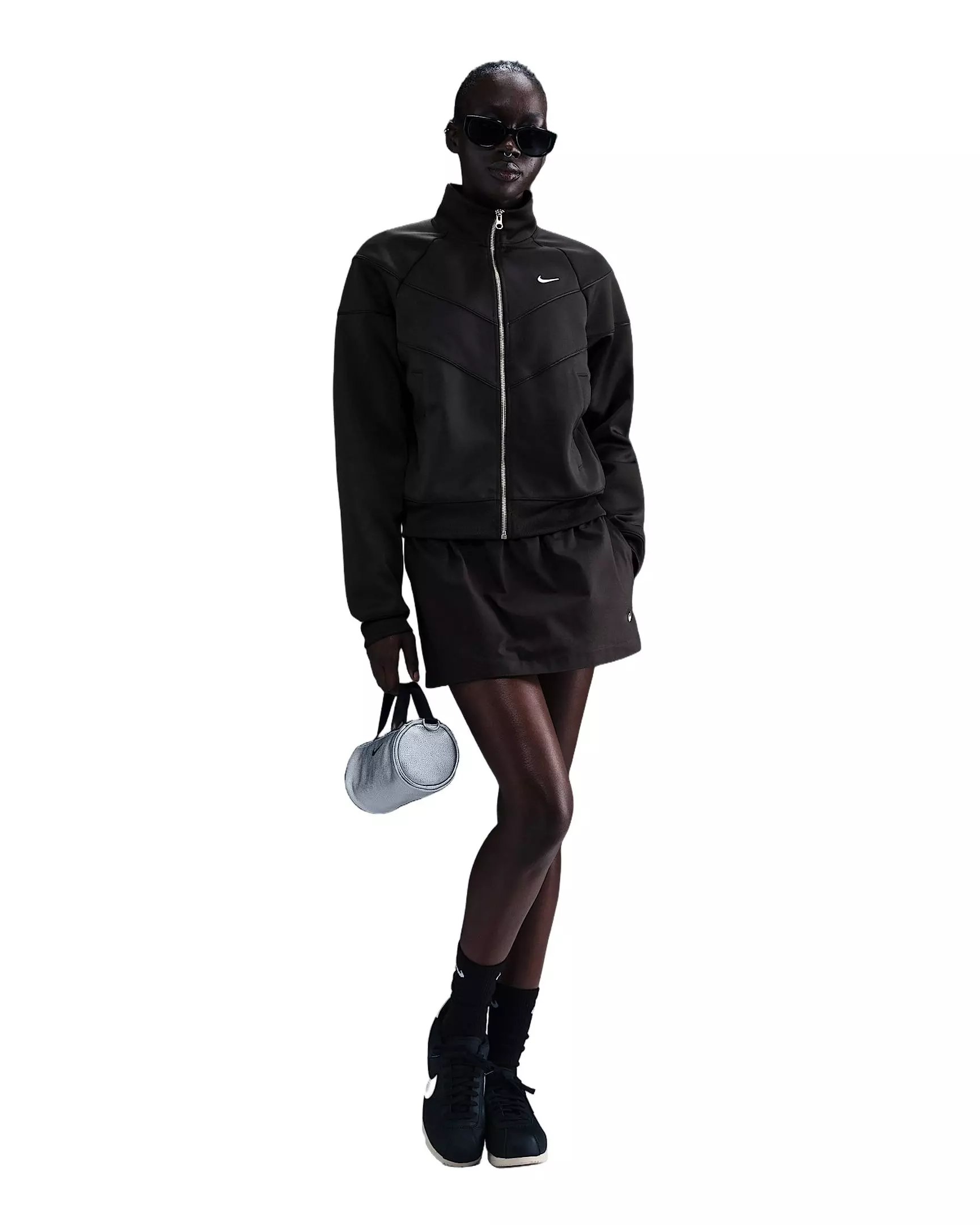 Nike Women's Sportswear Windrunner Knit Jacket - Black - BLACK