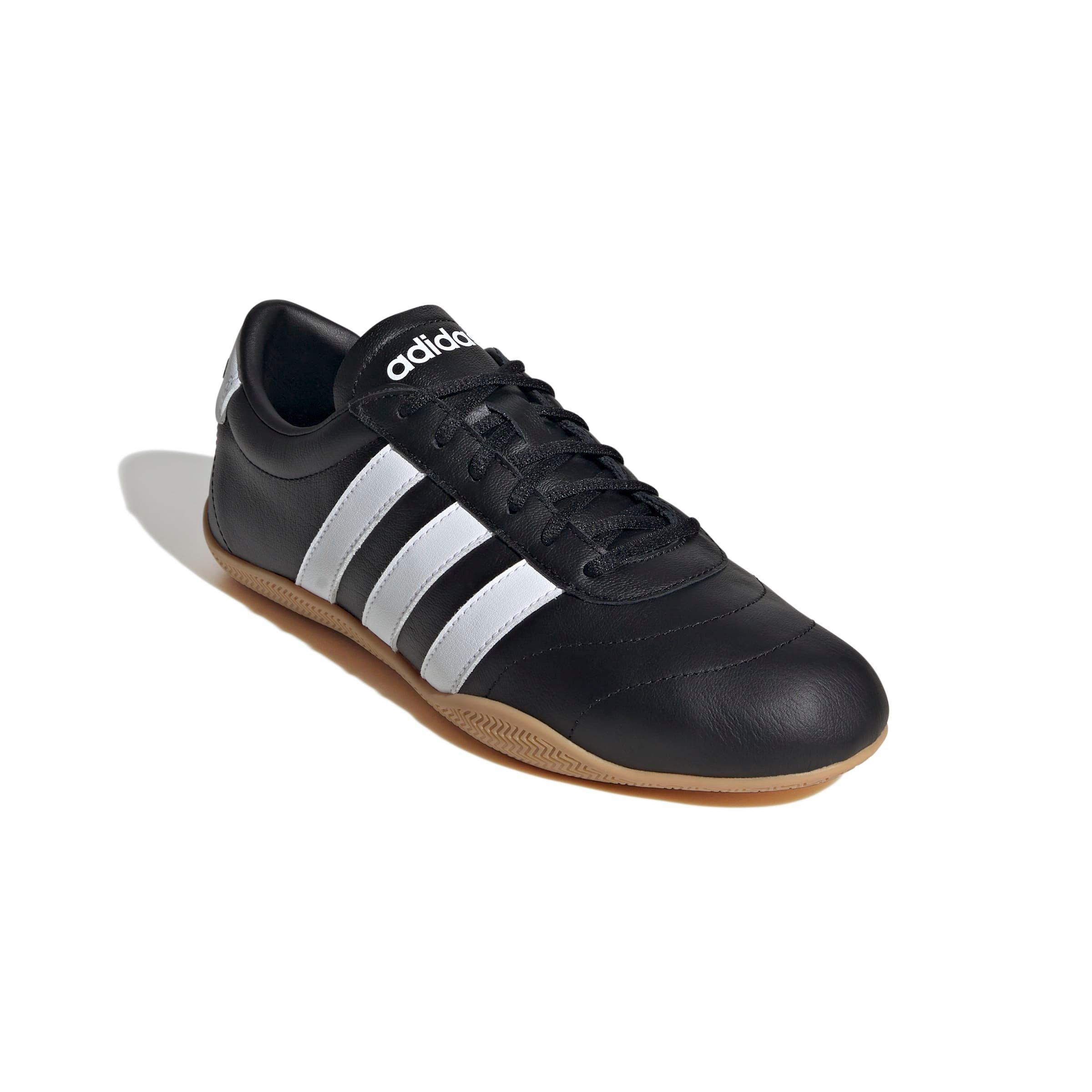 adidas Grand Court Lo "Core Black/Ftwr White/Gum 3" Women's Shoe - BLACK/WHITE/GUM