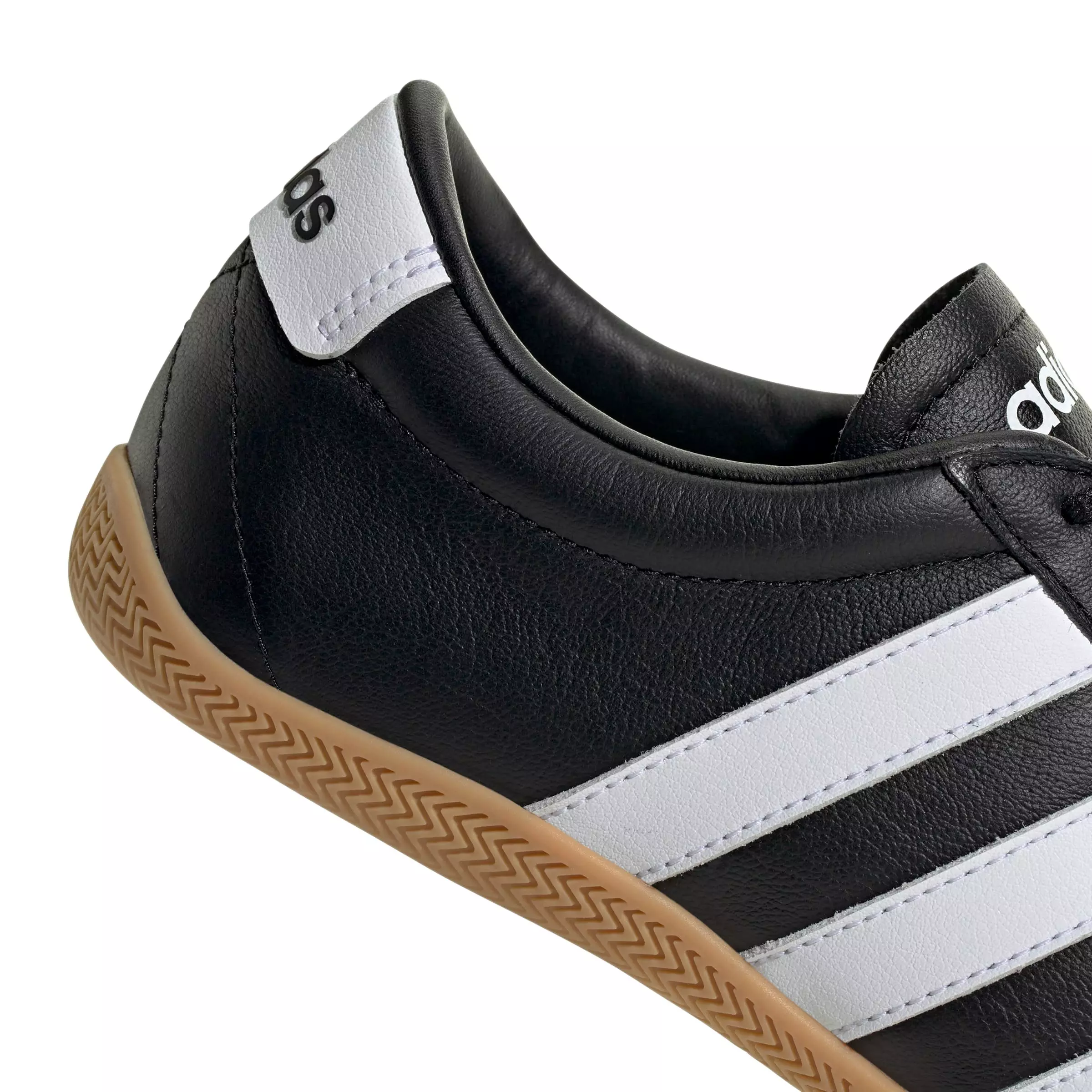 adidas Grand Court Lo "Core Black/Ftwr White/Gum 3" Women's Shoe - BLACK/WHITE/GUM