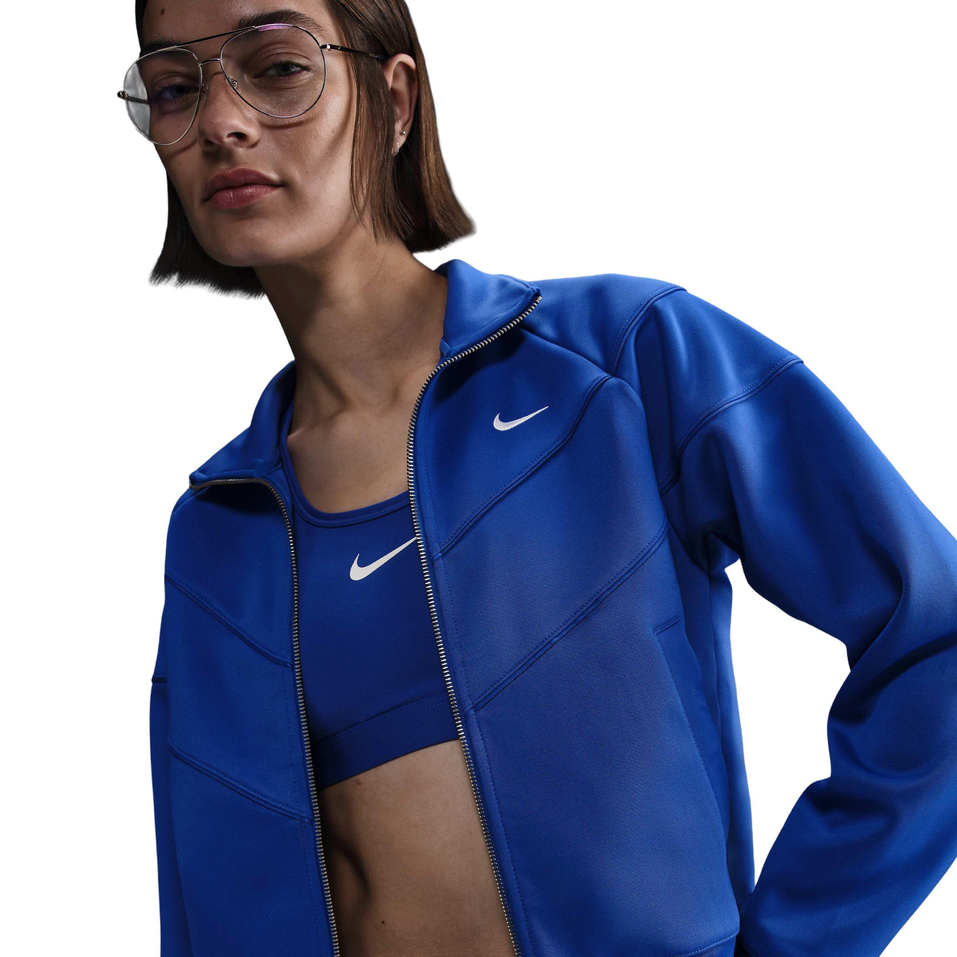 Nike Women's Sportswear Windrunner Knit Jacket - Blue - BLUE