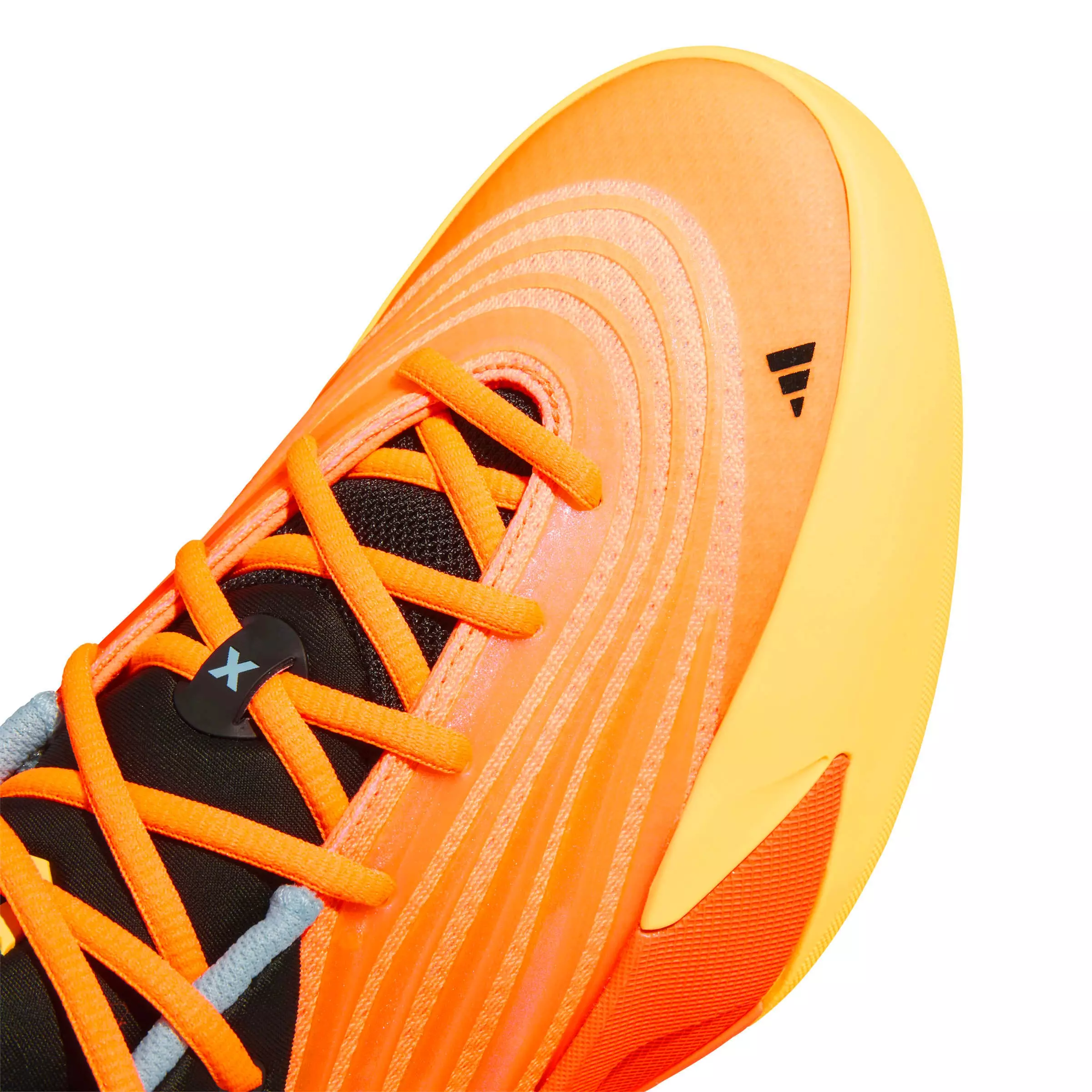 adidas Dame X "Lucid Orange/Ice Tangerine/Icey Blue" Men's Basketball Shoe - ORANGE/TANGERINE/BLUE