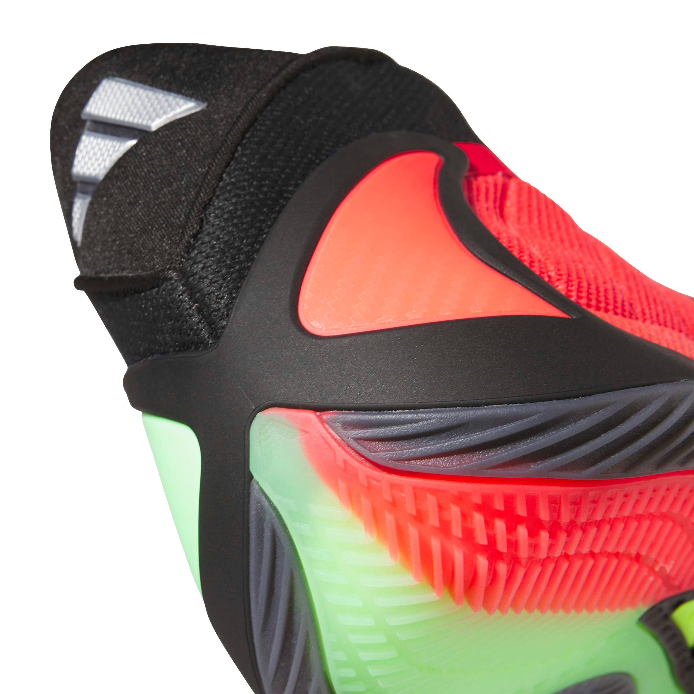 adidas Anthony Edwards 2 "Core Black/Lucid Red/Lucid Lemon" Men's Basketball Shoe - BLACK/RED/LEMON Thumbnail View 8