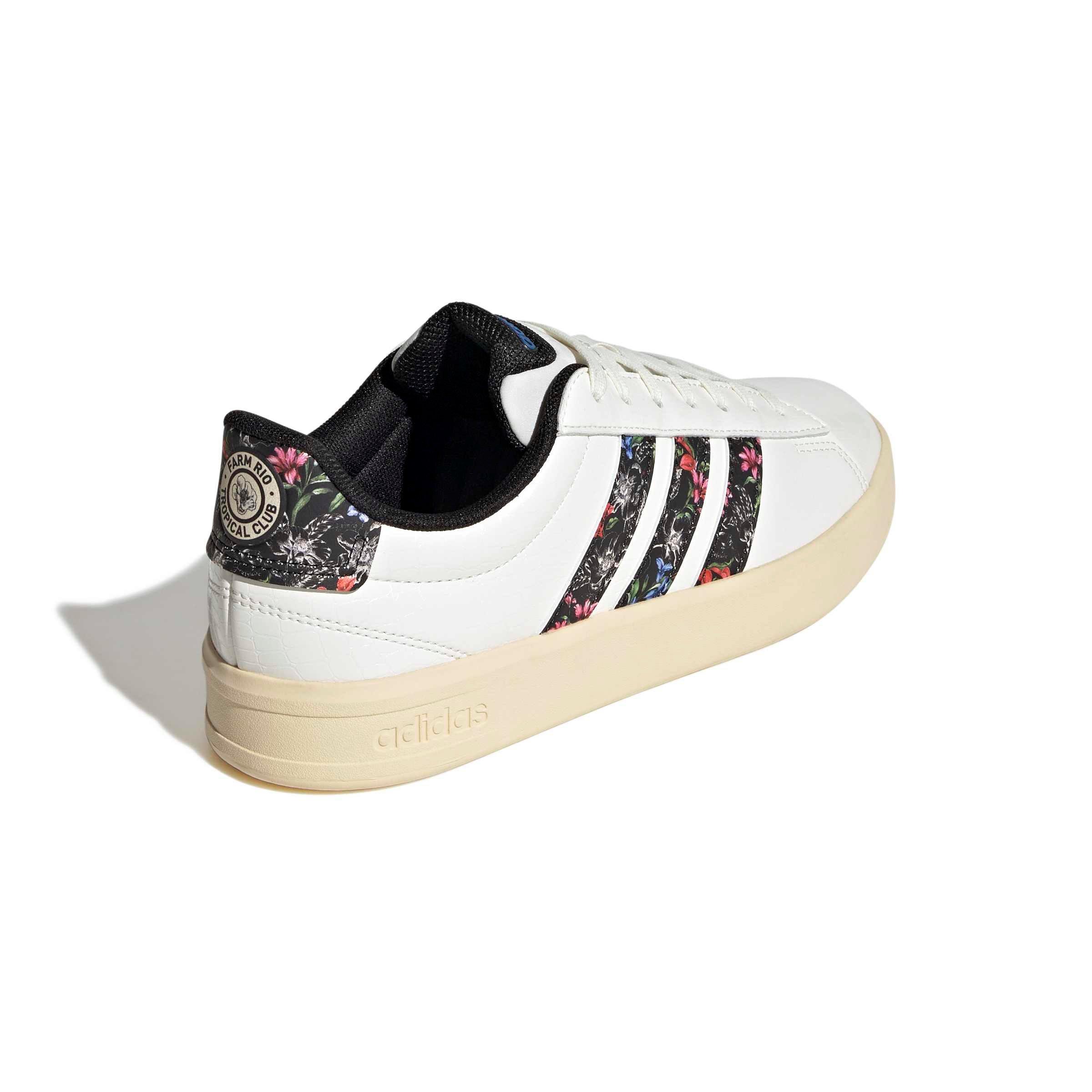 adidas Grand Court 3.0 "Off White/Core Black/Warm Vanilla" Women's Shoe - OFF WHITE/BLACK/VANILLA
