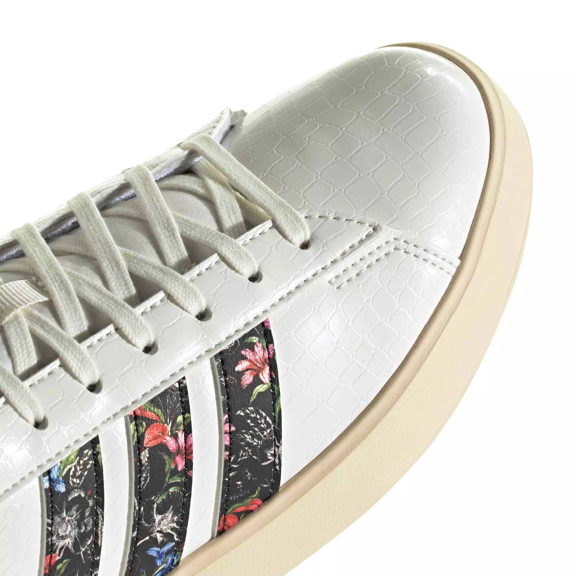 adidas Grand Court 3.0 "Off White/Core Black/Warm Vanilla" Women's Shoe - OFF WHITE/BLACK/VANILLA