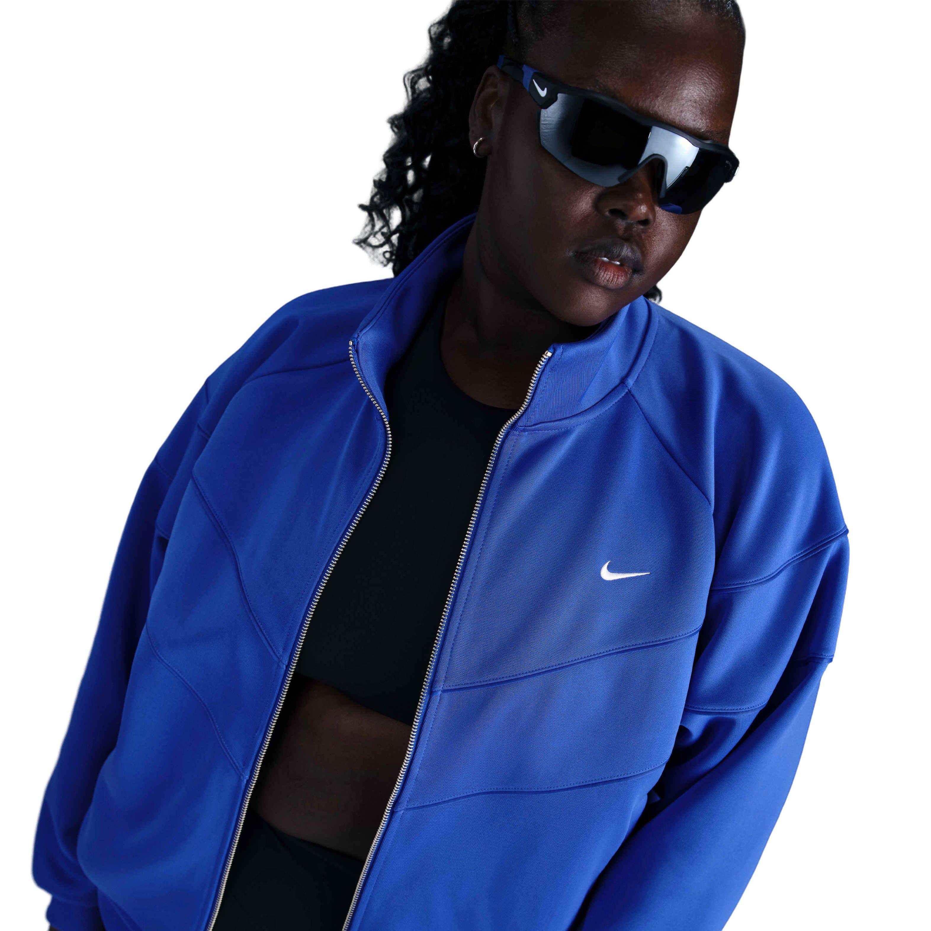 Nike Women's Sportswear Knit Windrunner Jacket - Blue