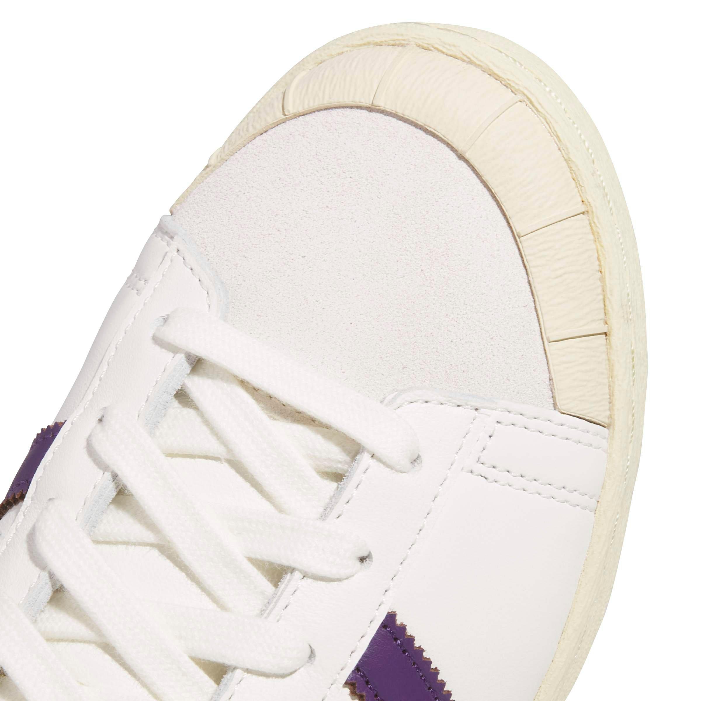 adidas Jabbar Lo Trainers "Off White/Violet/Warm Vanilla" Men's Shoe - OFF WHITE/VIOLET/VANILLA Thumbnail View 8