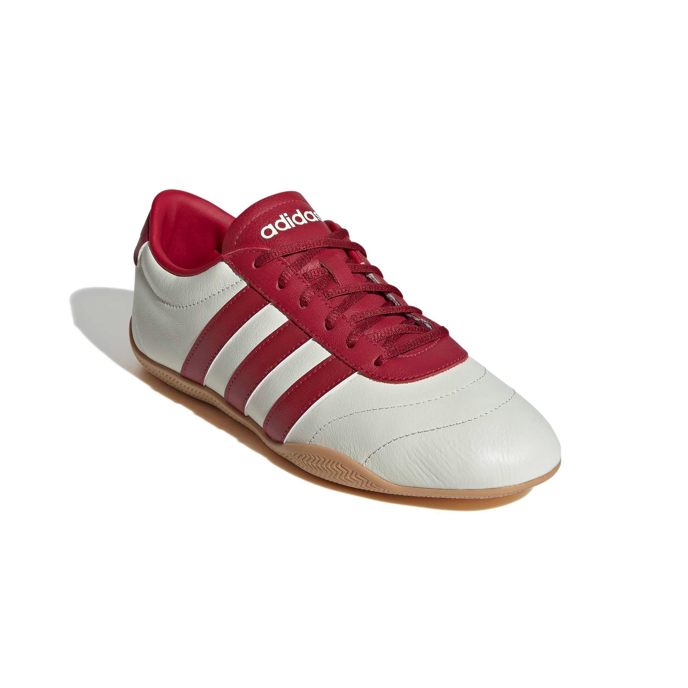 adidas Grand Court Lo "Ivory/Team Victory Red/Gum 3" Women's Shoe - IVORY/RED/GUM