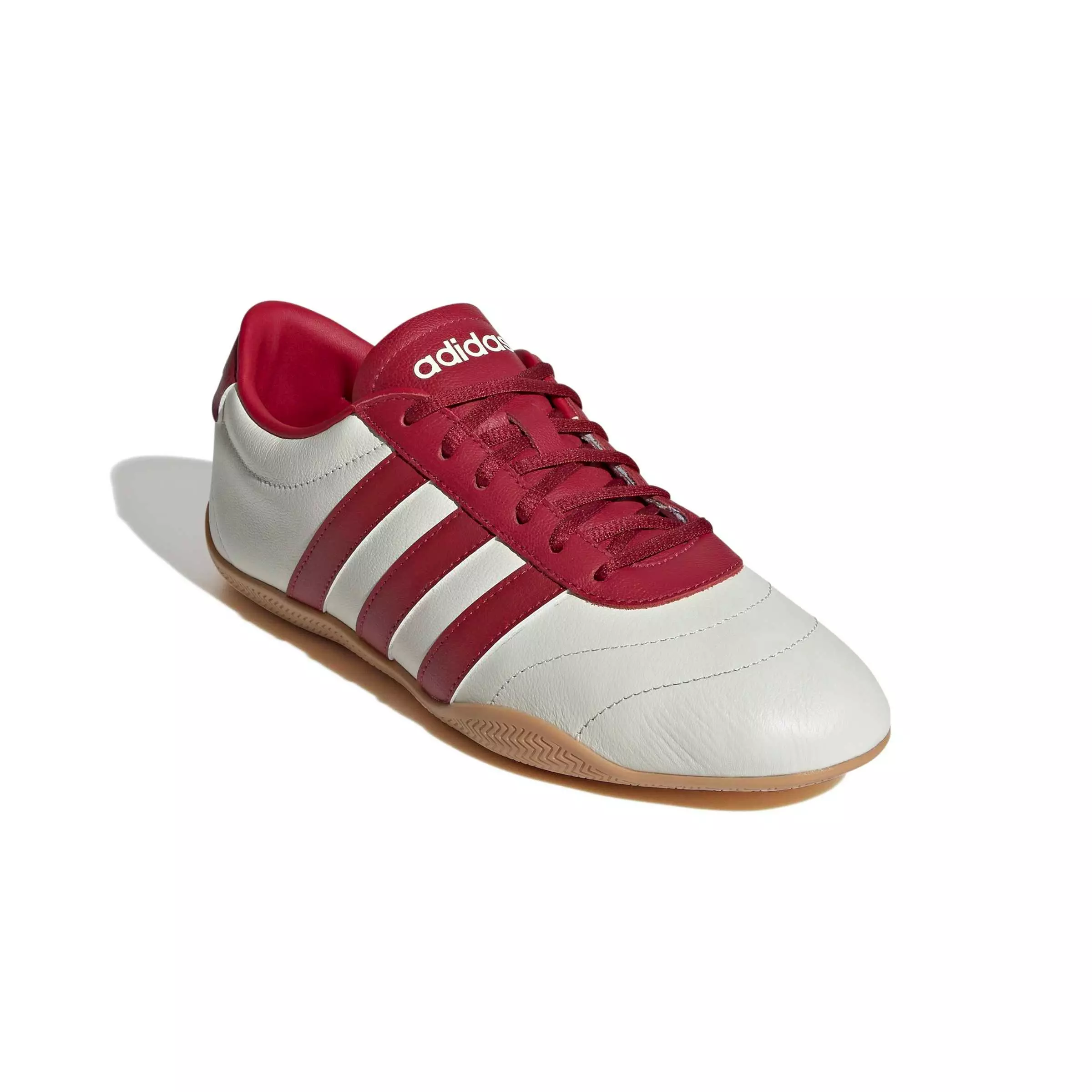 adidas Grand Court Lo "Ivory/Team Victory Red/Gum 3" Women's Shoe - IVORY/RED/GUM