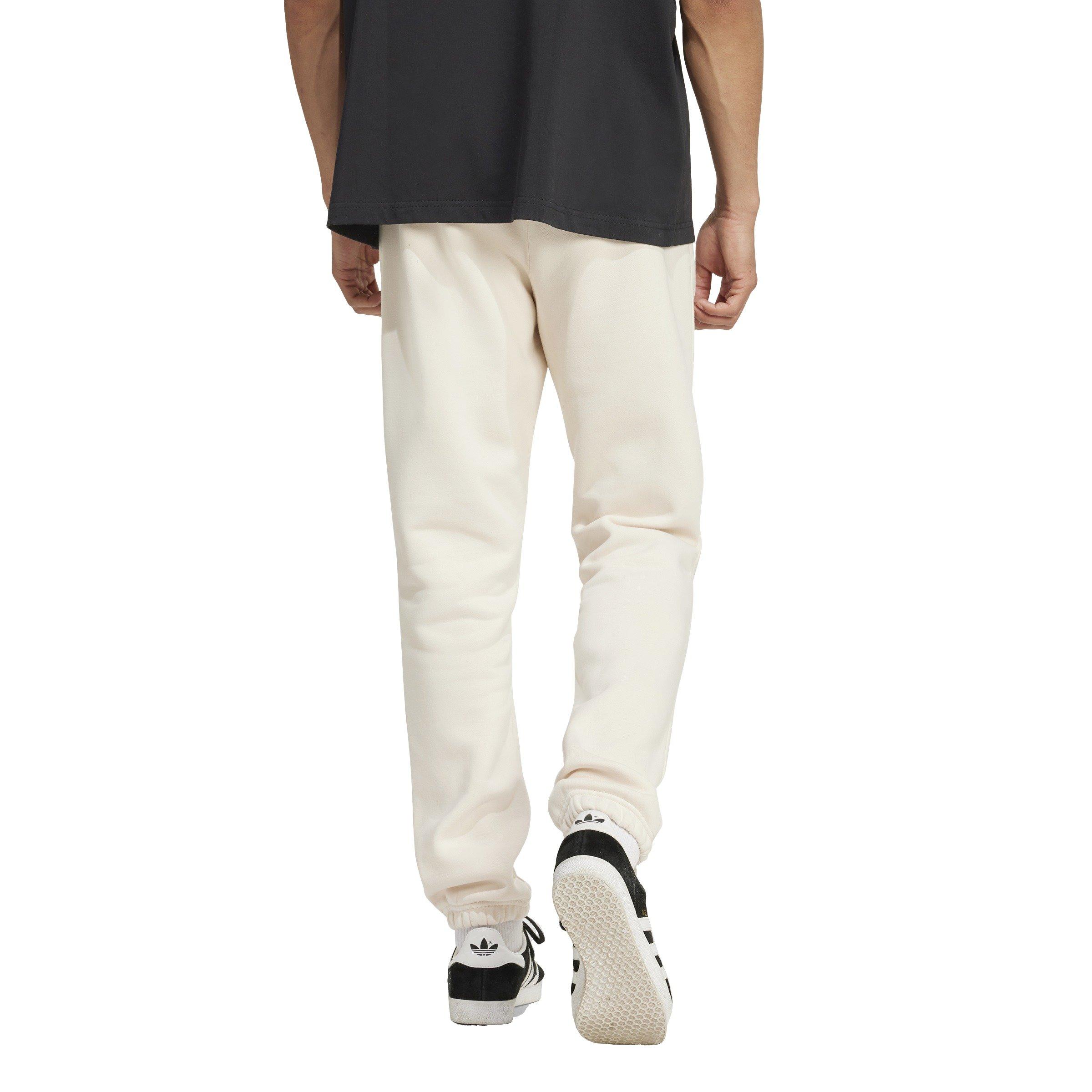adidas Originals Men's Trefoil Essentials Slim Fit Joggers - White - WHITE Thumbnail View 2