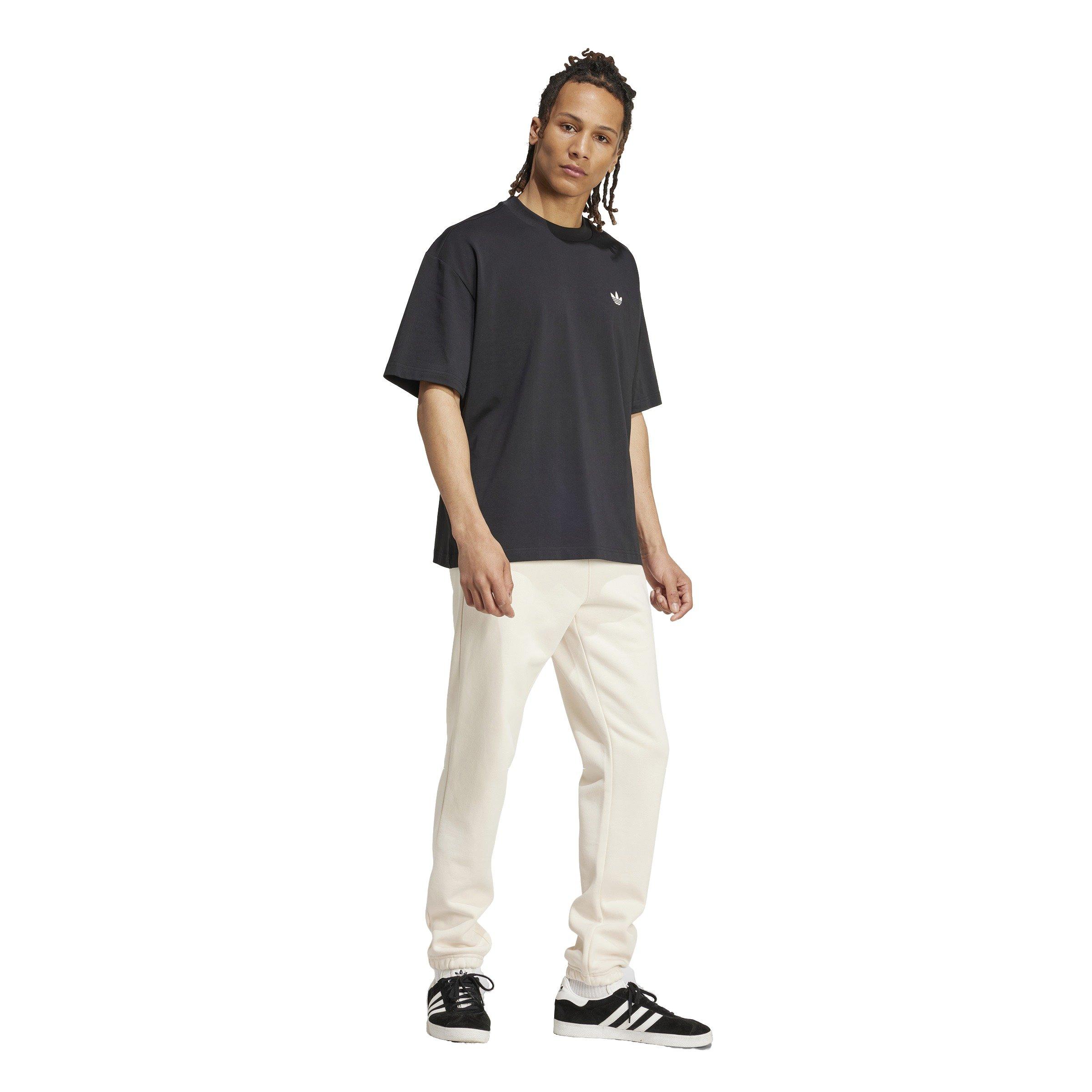 adidas Originals Men's Trefoil Essentials Slim Fit Joggers - White - WHITE Thumbnail View 5