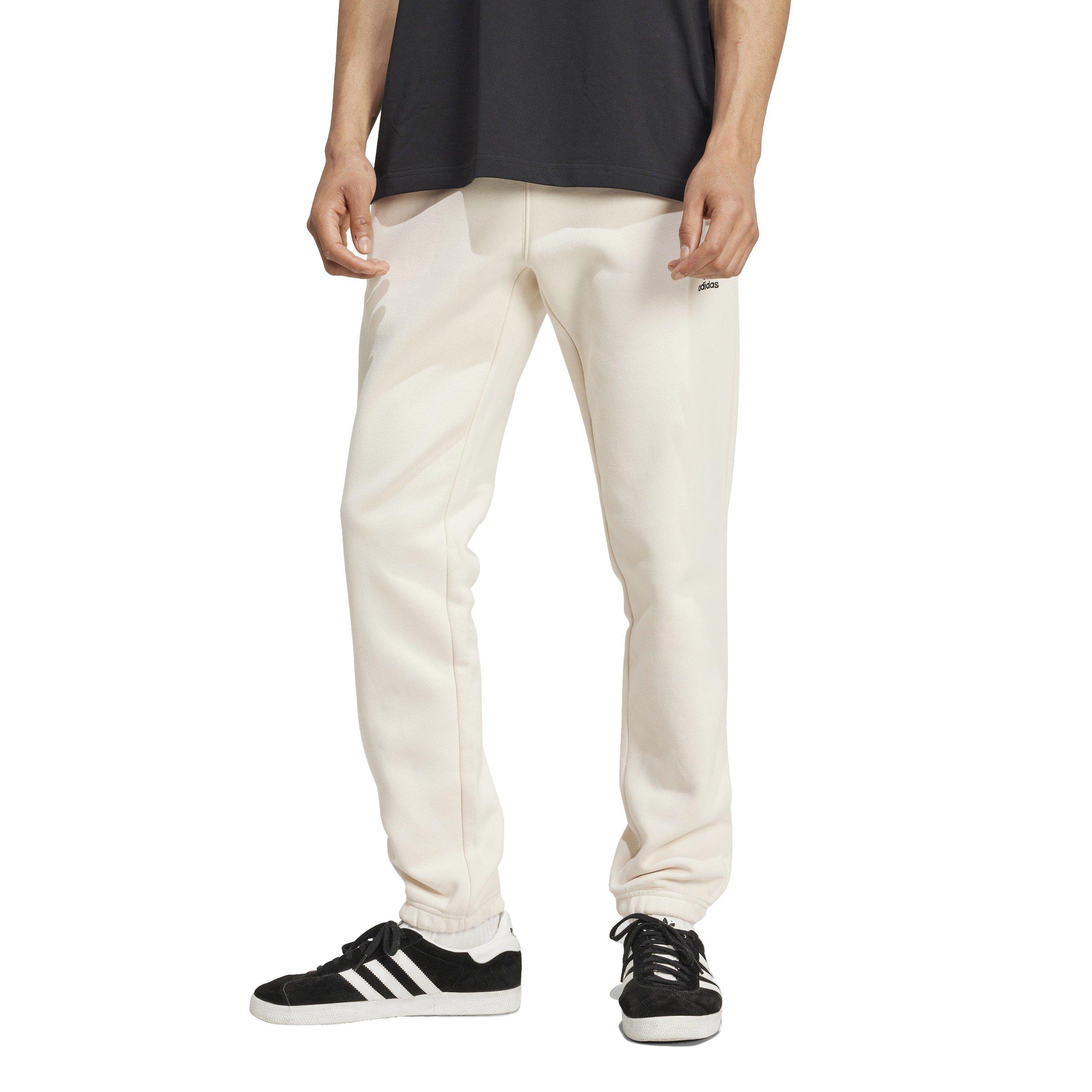 adidas Originals Men's Trefoil Essentials Slim Fit Joggers - White - WHITE Thumbnail View 1