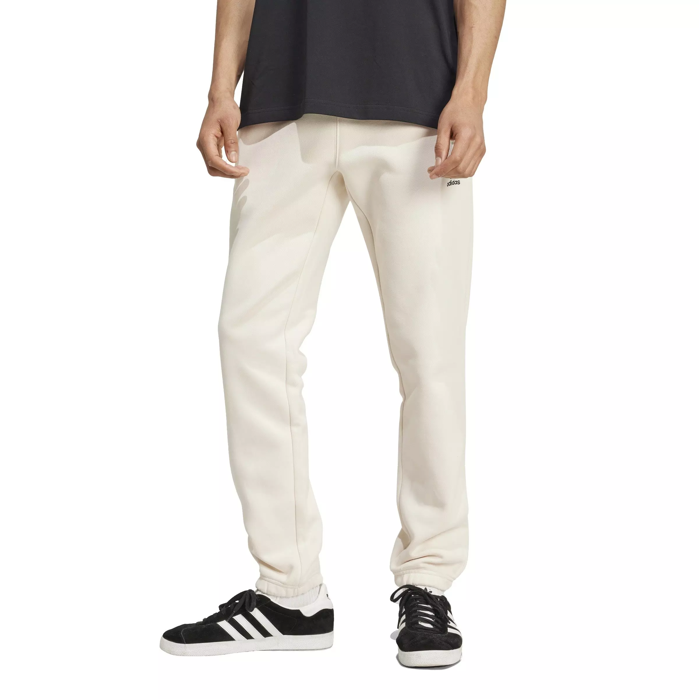 adidas Originals Men's Trefoil Essentials Slim Fit Joggers - White - WHITE