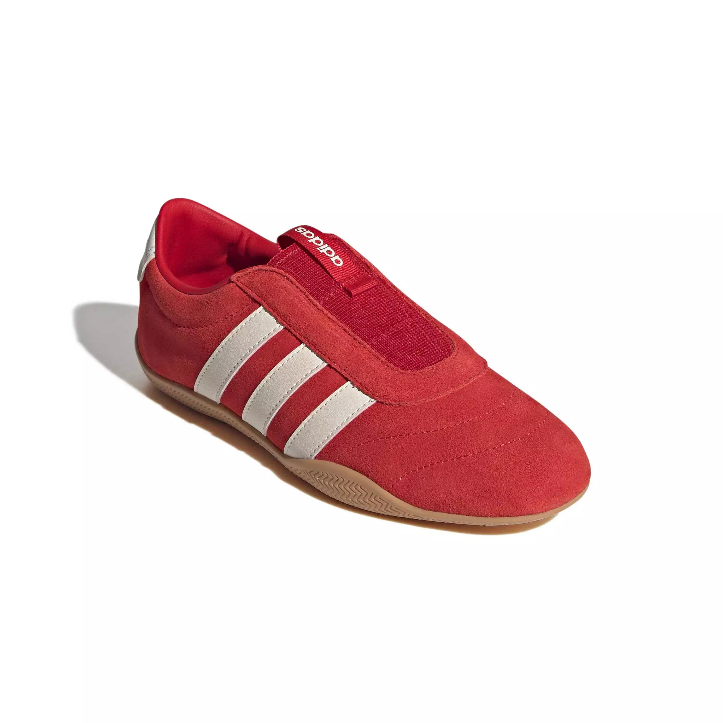adidas Grand Court Lo Slip On "Better Scarlet/Off White/Gum 3" Women's Shoe - SCARLET/OFF WHITE/GUM