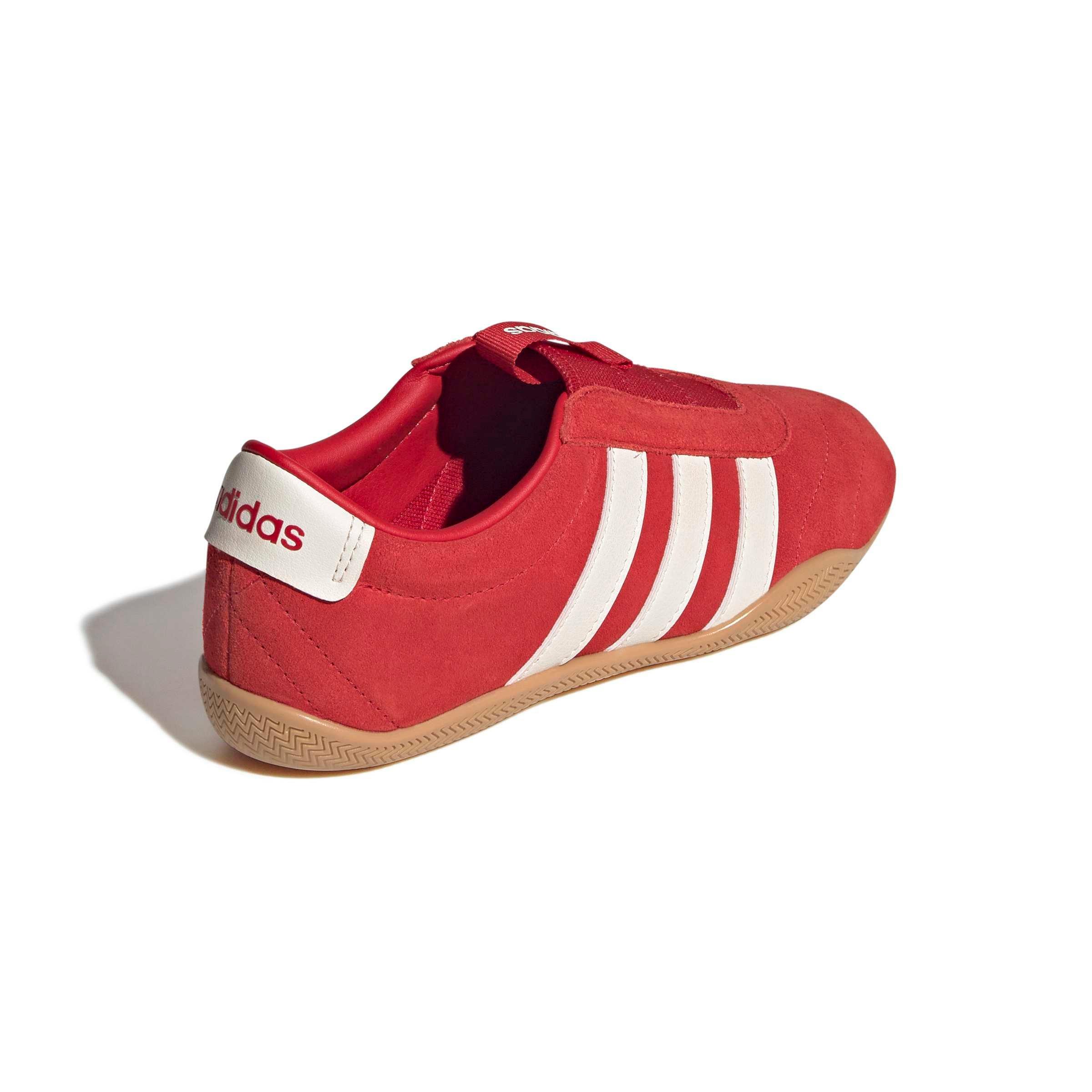 adidas Grand Court Lo Slip On "Better Scarlet/Off White/Gum 3" Women's Shoe - SCARLET/OFF WHITE/GUM