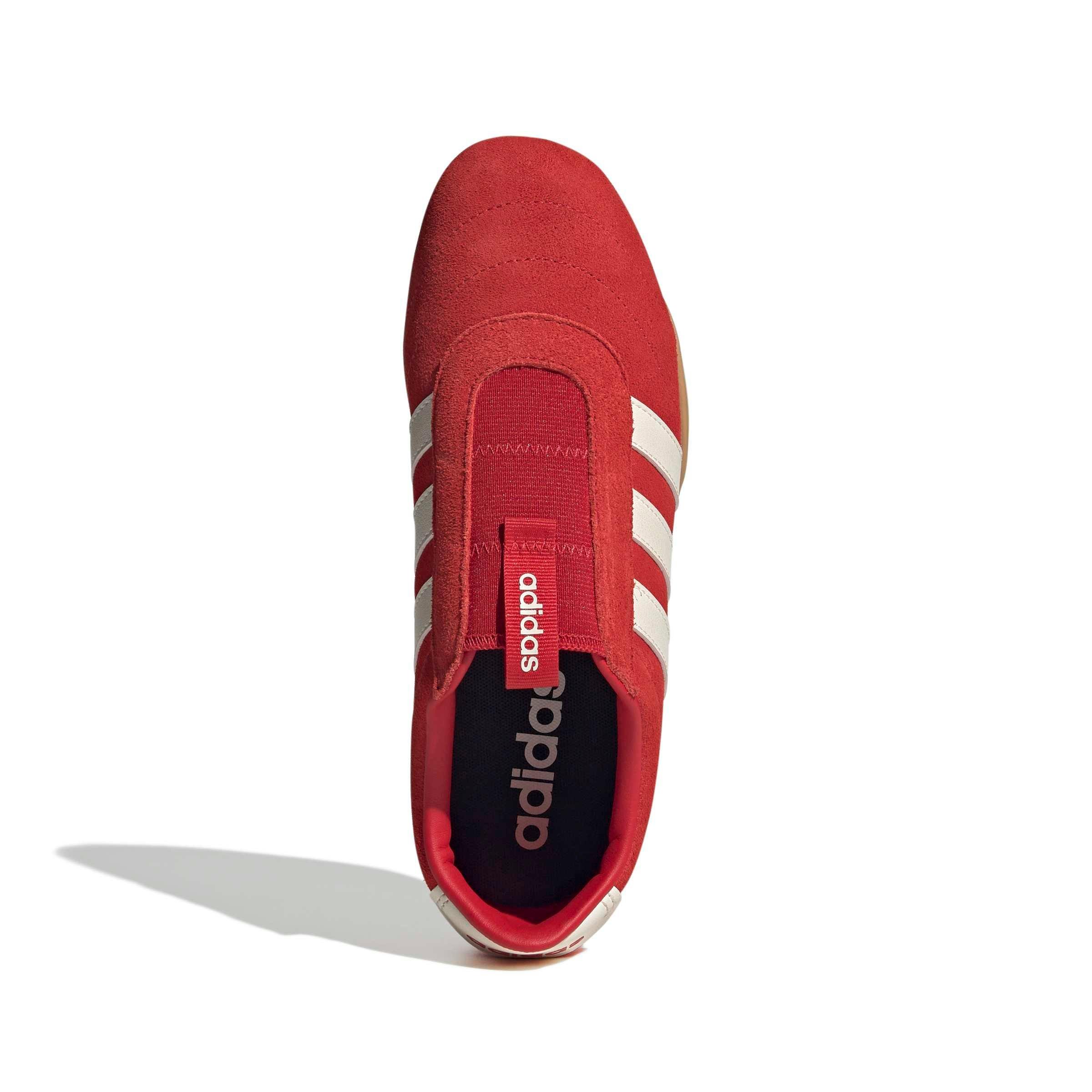 adidas Grand Court Lo Slip On "Better Scarlet/Off White/Gum 3" Women's Shoe - SCARLET/OFF WHITE/GUM
