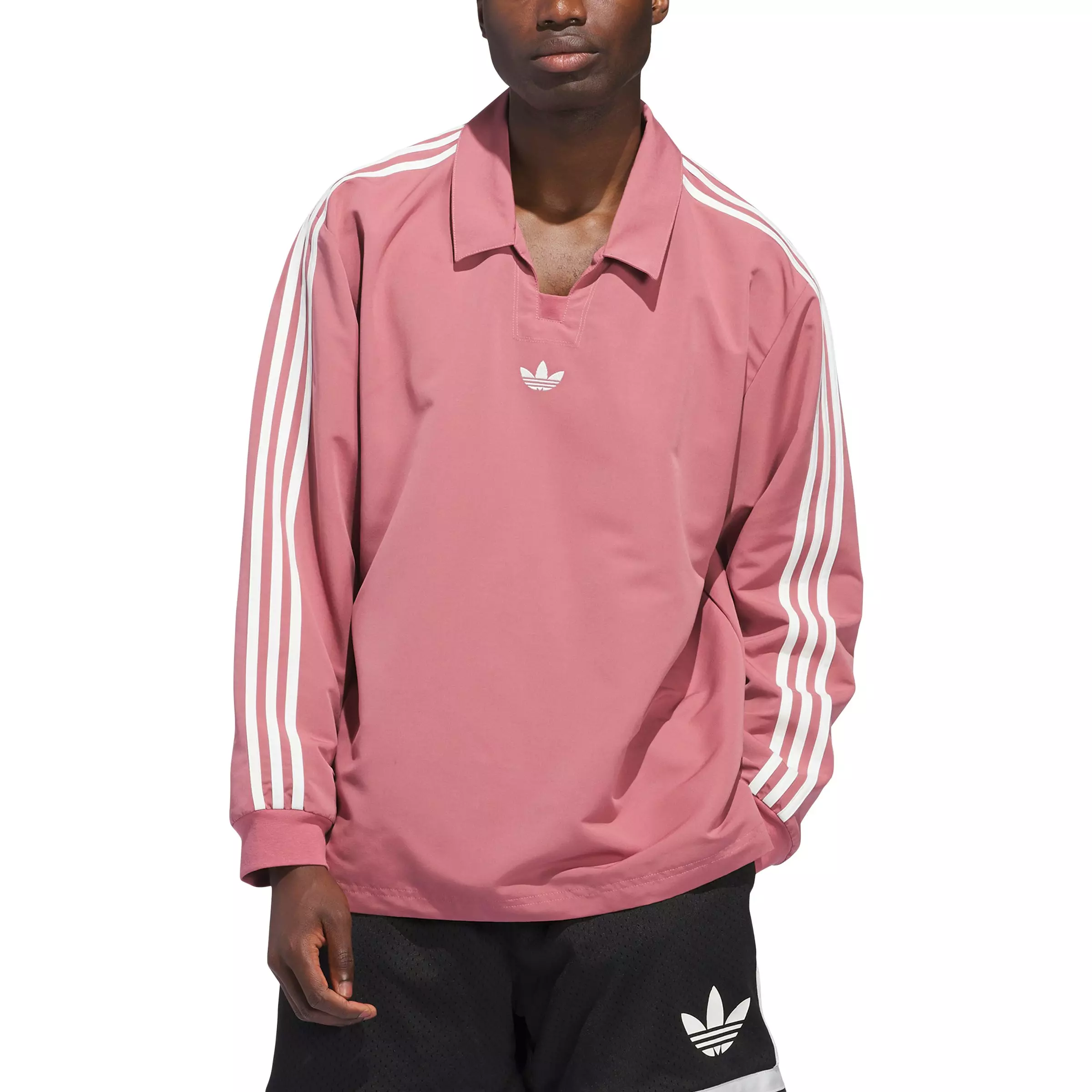 adidas Originals Men's Rugby Polo Shirt - Red - RED