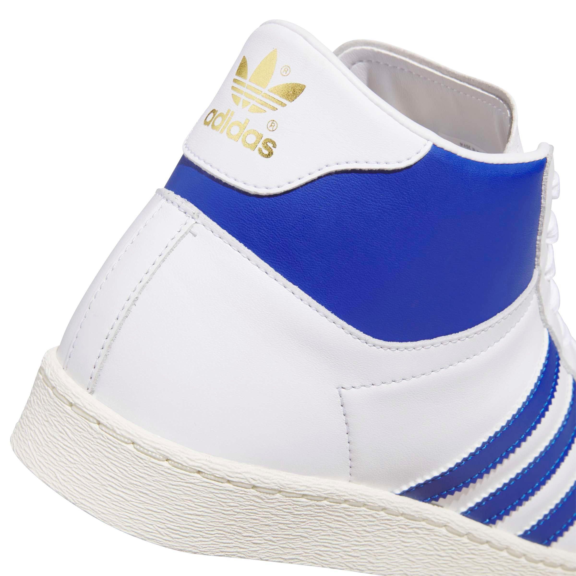 adidas Jabbar Hi Leather Casual Shoe Ftwr White | Hibbett